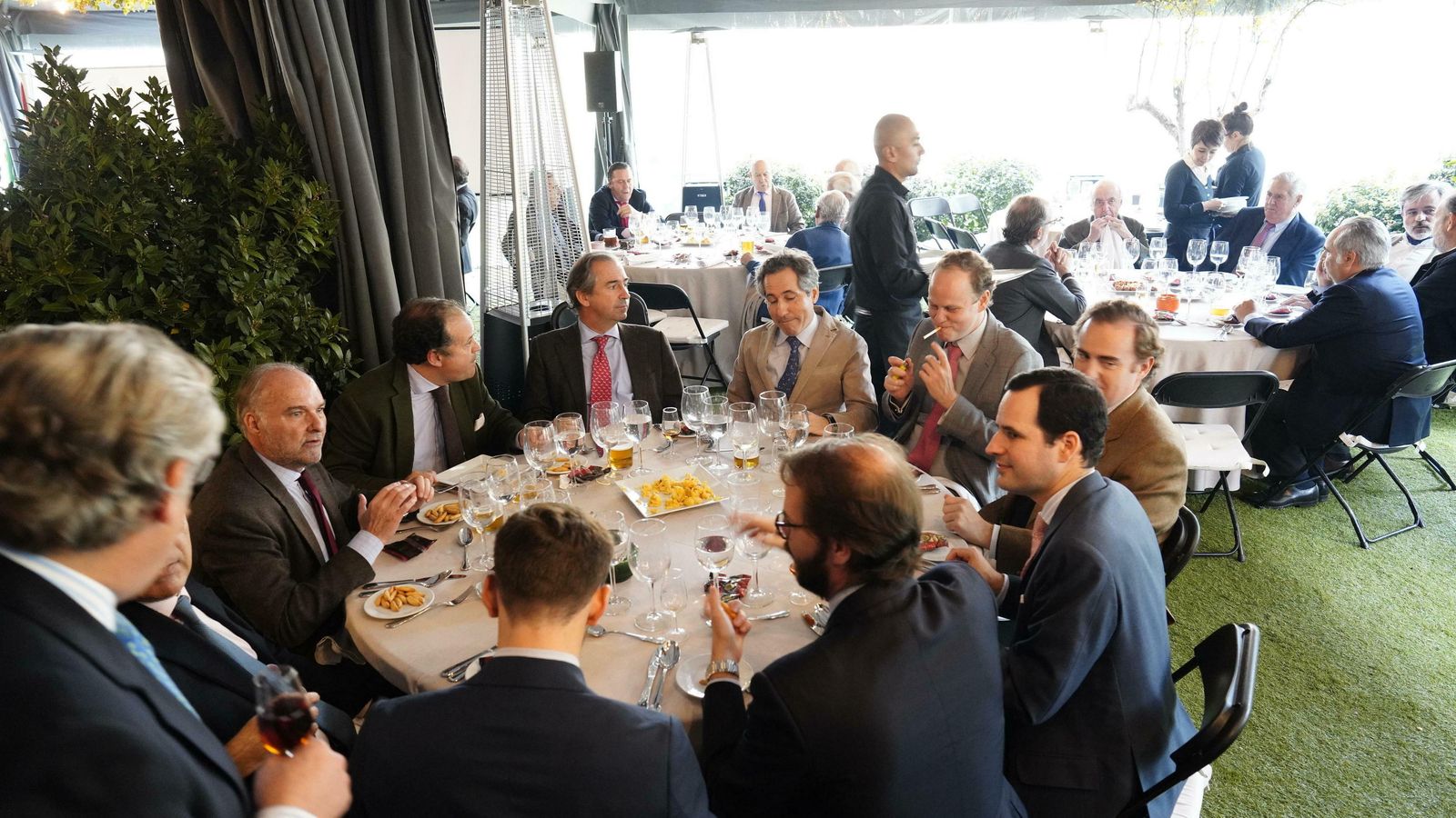 Una vista parcial de la sala durante la celebración.
