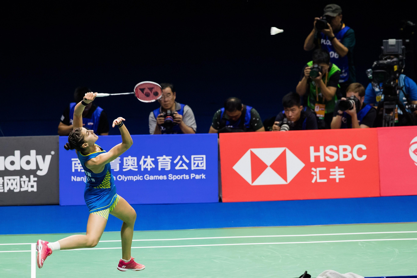 Las imágenes de la final del Mundial de Bádminton entre Marín y Sindhu