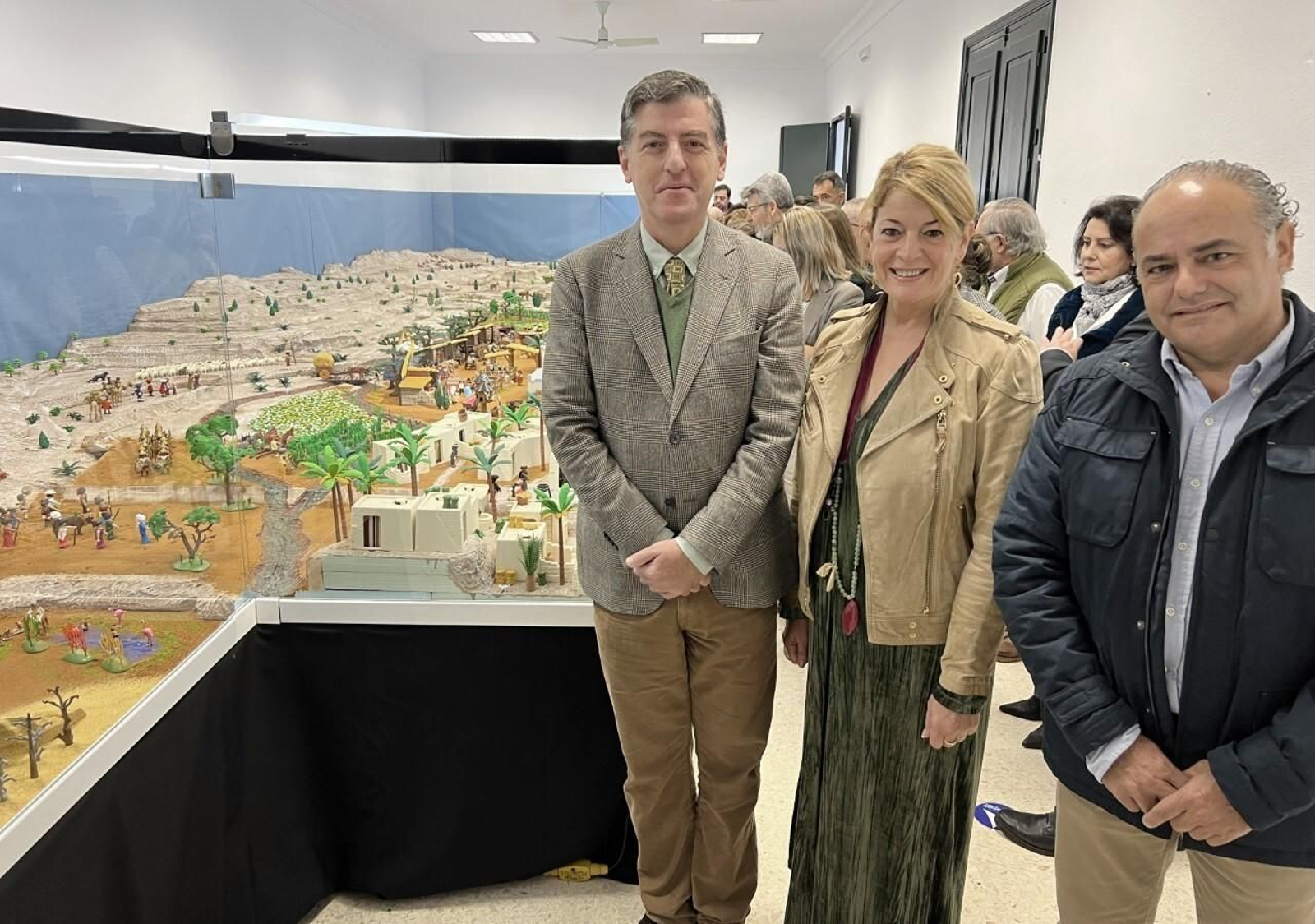 Inauguración del Belén de Playmobil.