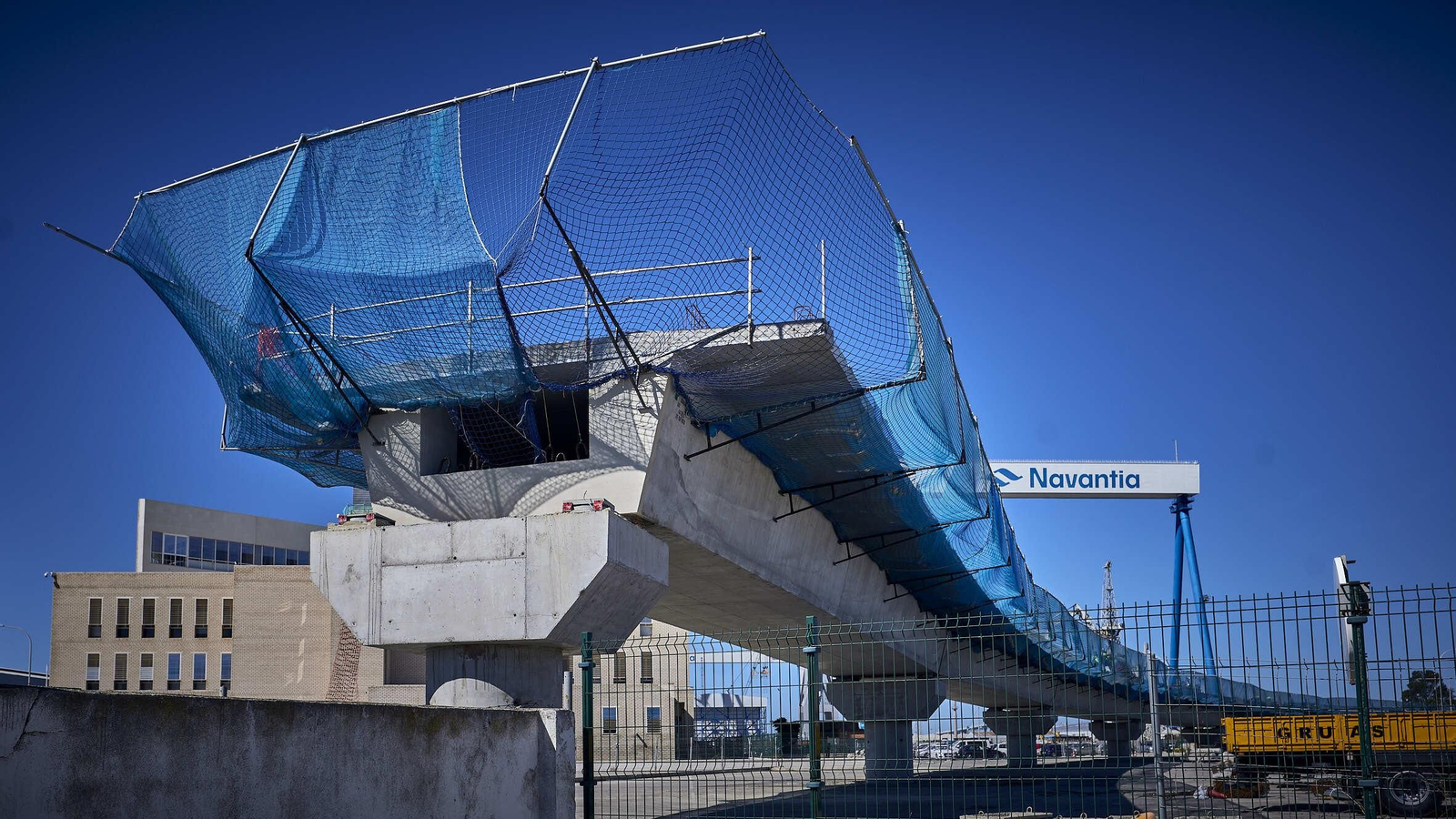 Imágenes actuales de la obra del futuro tren de La Cabezuela de Puerto Real