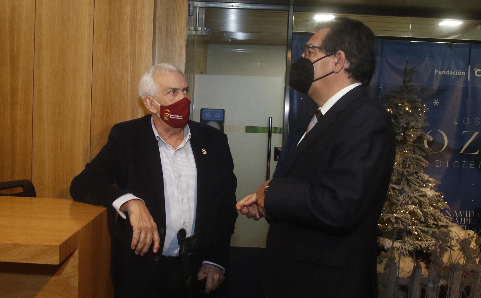 El belén de estilo nórdico de la Fundación Cajasol, en fotografías