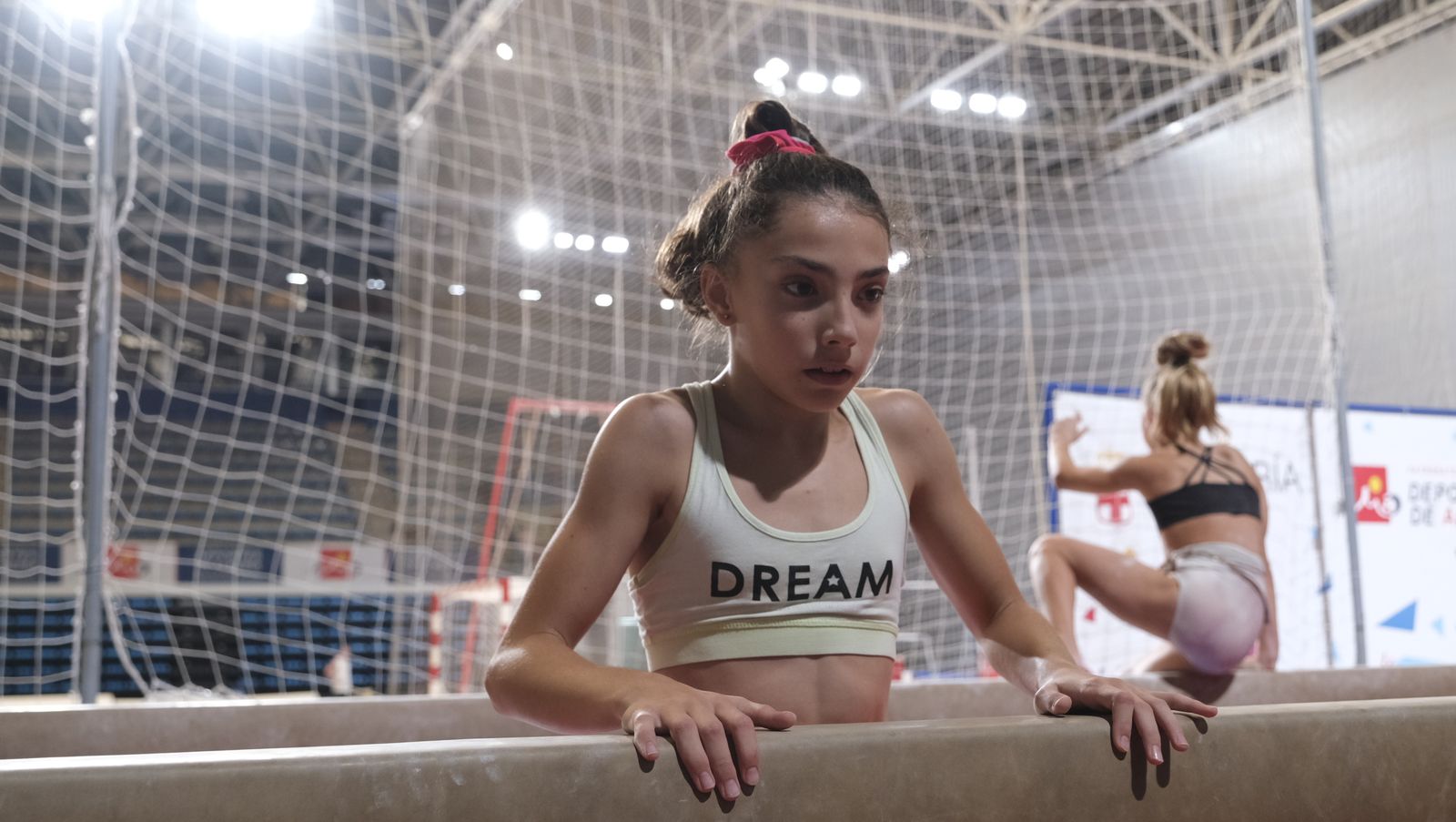 Imágenes de los entrenamientos de los gimnastas almerienses