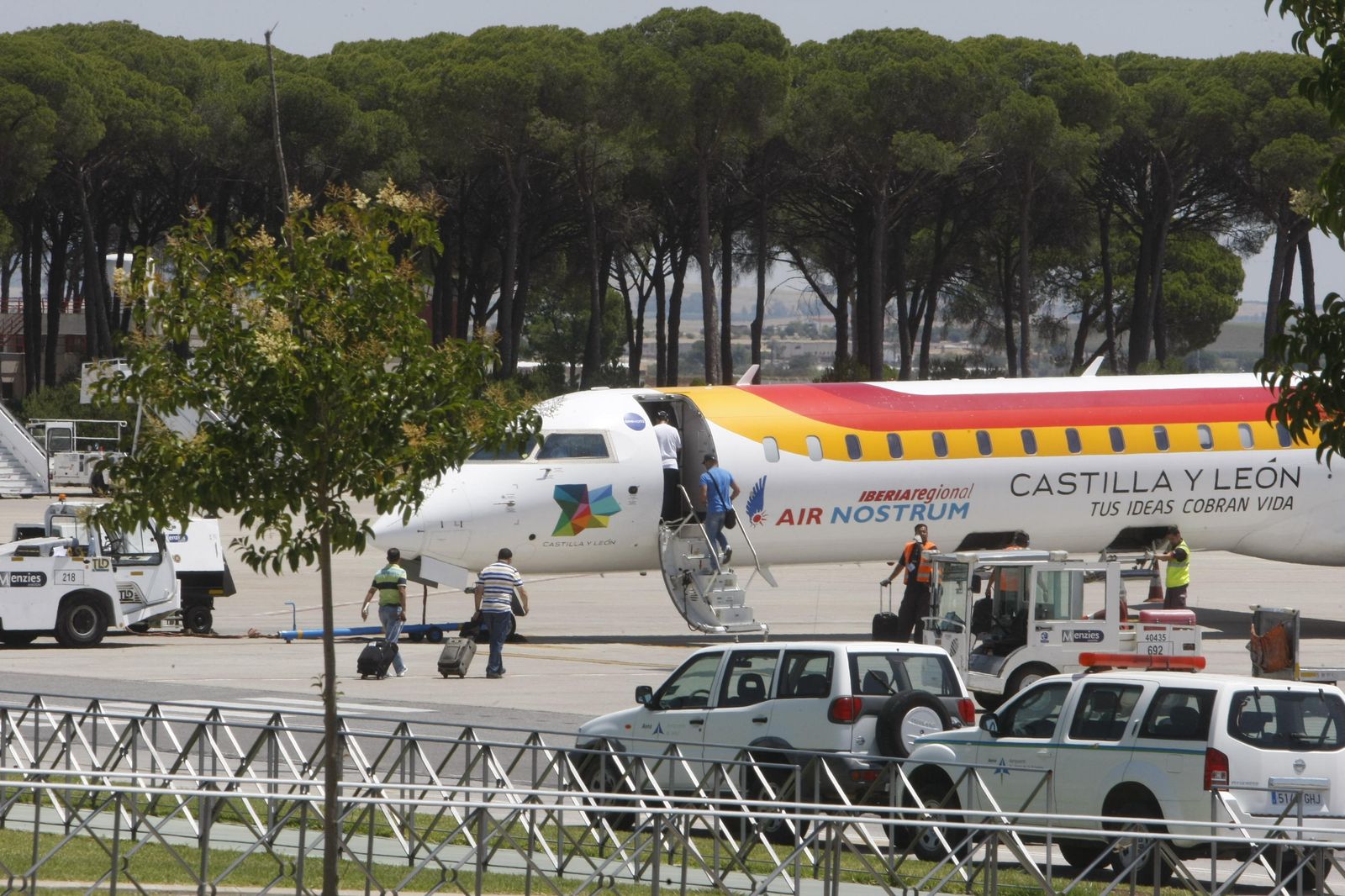 Un avión de Air Nostrum, en una imagen de archivo.