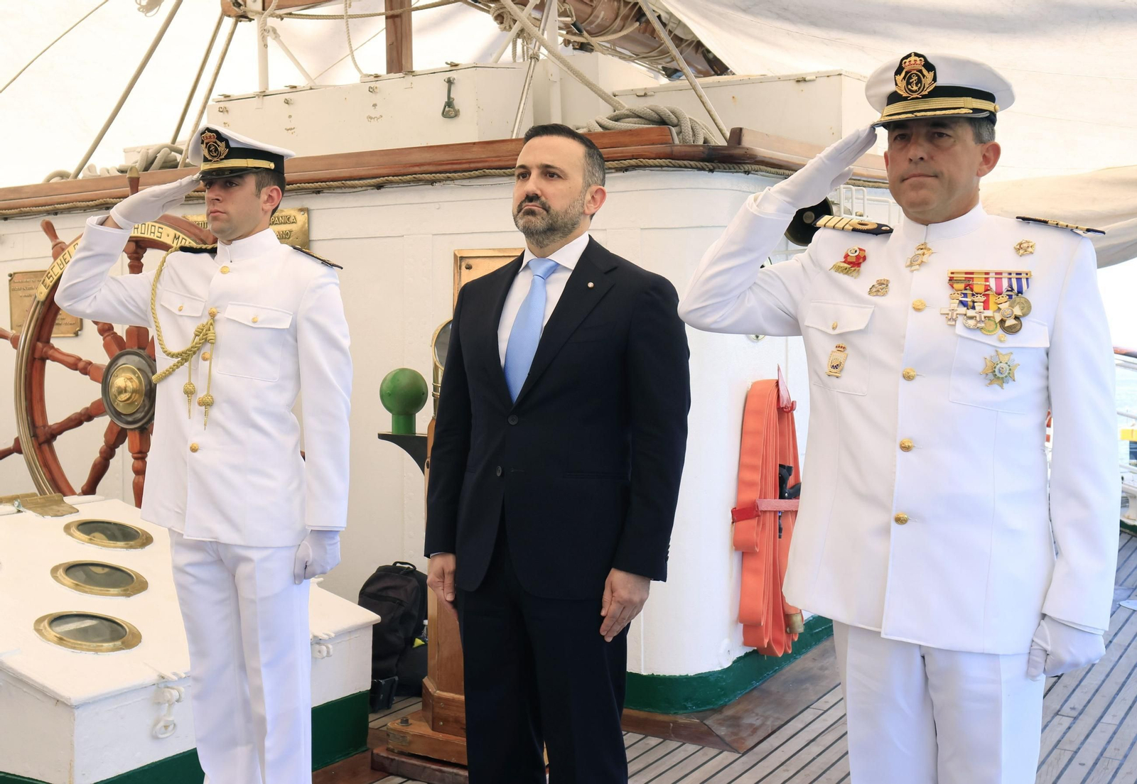 Las imágenes de la parada del 'Juan Sebastián de Elcano' en Cartagena de Indias (Colombia)