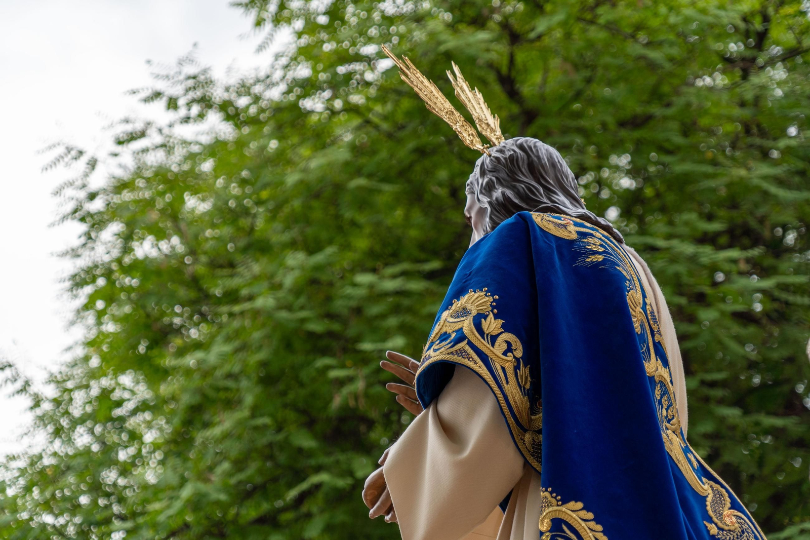 Imágenes del traslado del Cristo del Amor a la Concepción