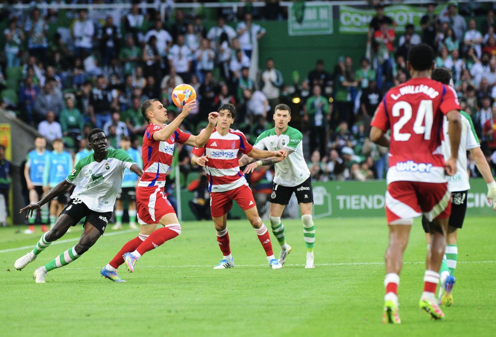 Las mejores imágenes del Racing de Santander-Granada CF