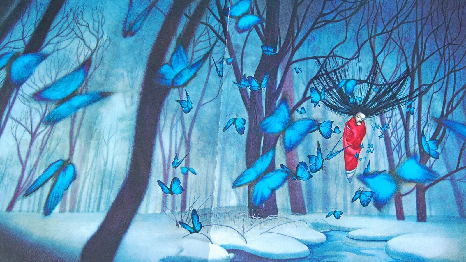 Una de las ilustraciones de 'Madama Butterfly'.