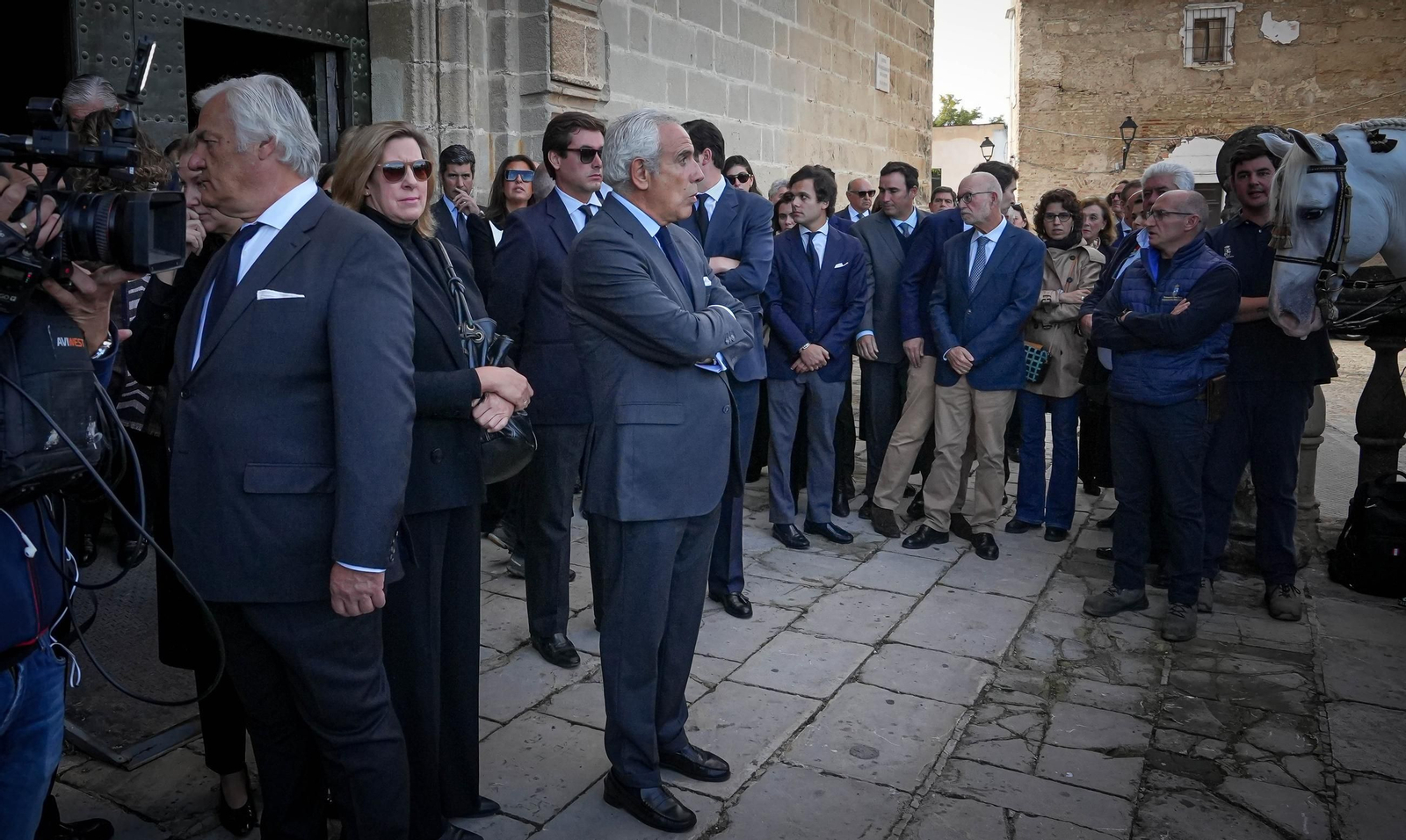 Imágenes del funeral de Álvaro Domecq en la catedral de Jerez
