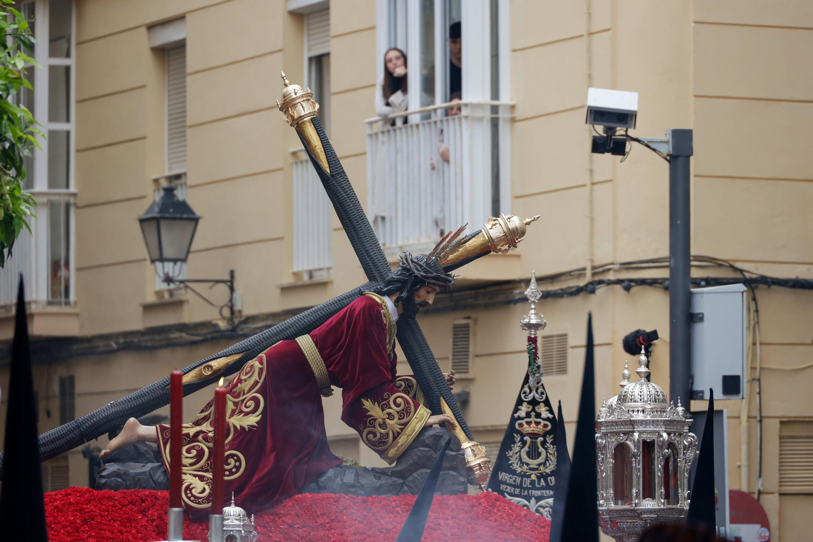 Las imágenes de la cofradía de Jesús Caído de la Semana Santa de Cádiz 2023