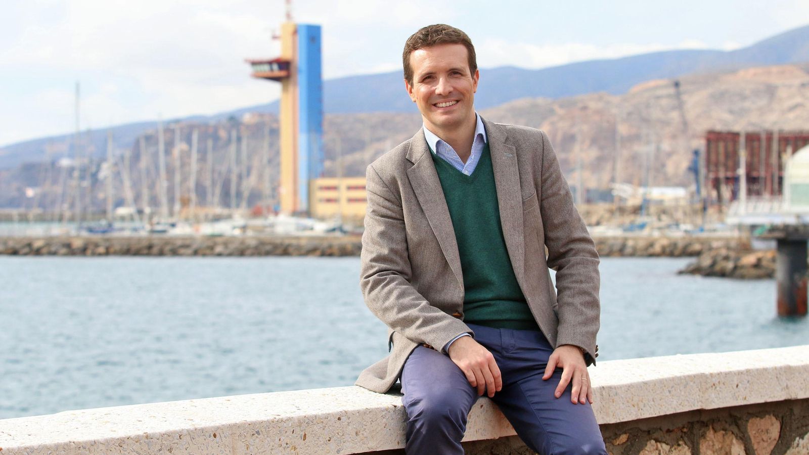 Pablo Casado, este viernes en Almería.