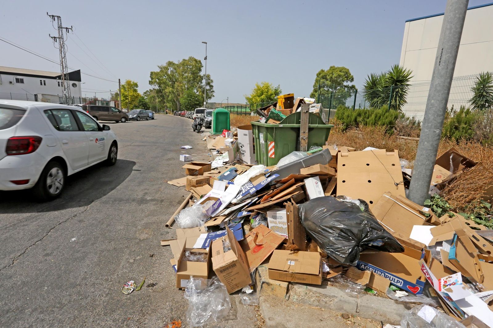 El polígono industrial de el Portal,un vertedero