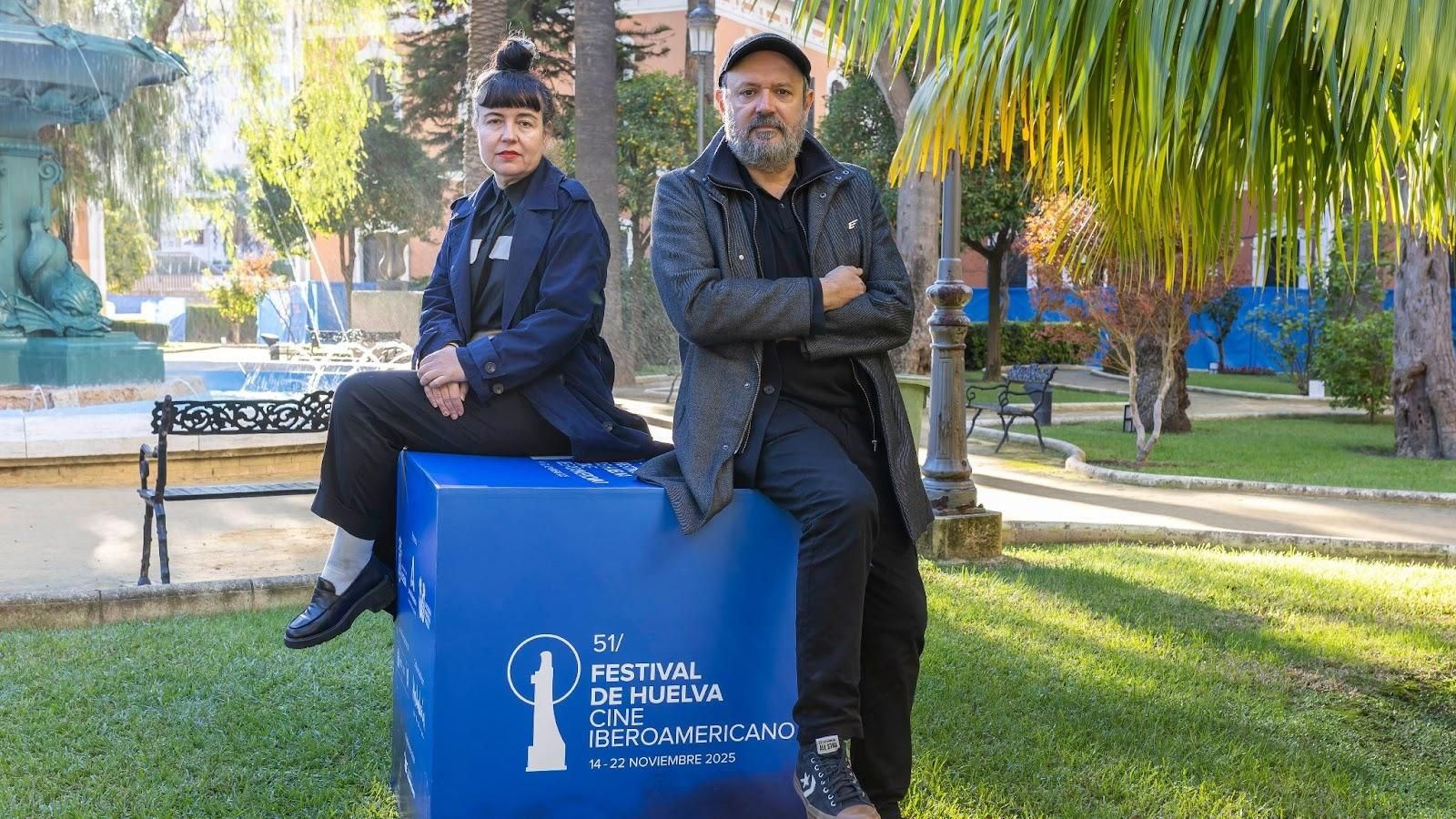 La productora Virginia Moriche y el director Javier Vila en la presentación de ‘Velintonia 3’.