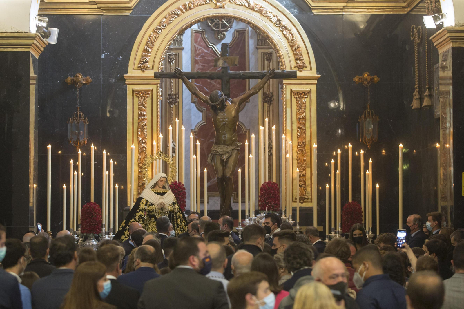 Fotos de los actos en las cofradías de Málaga este Jueves Santo