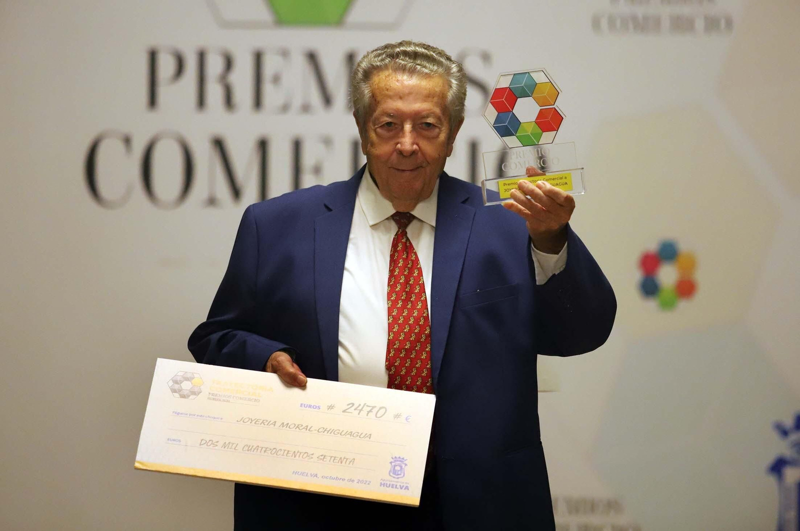 Imágenes de la entrega de los V Premios del Comercio de Huelva