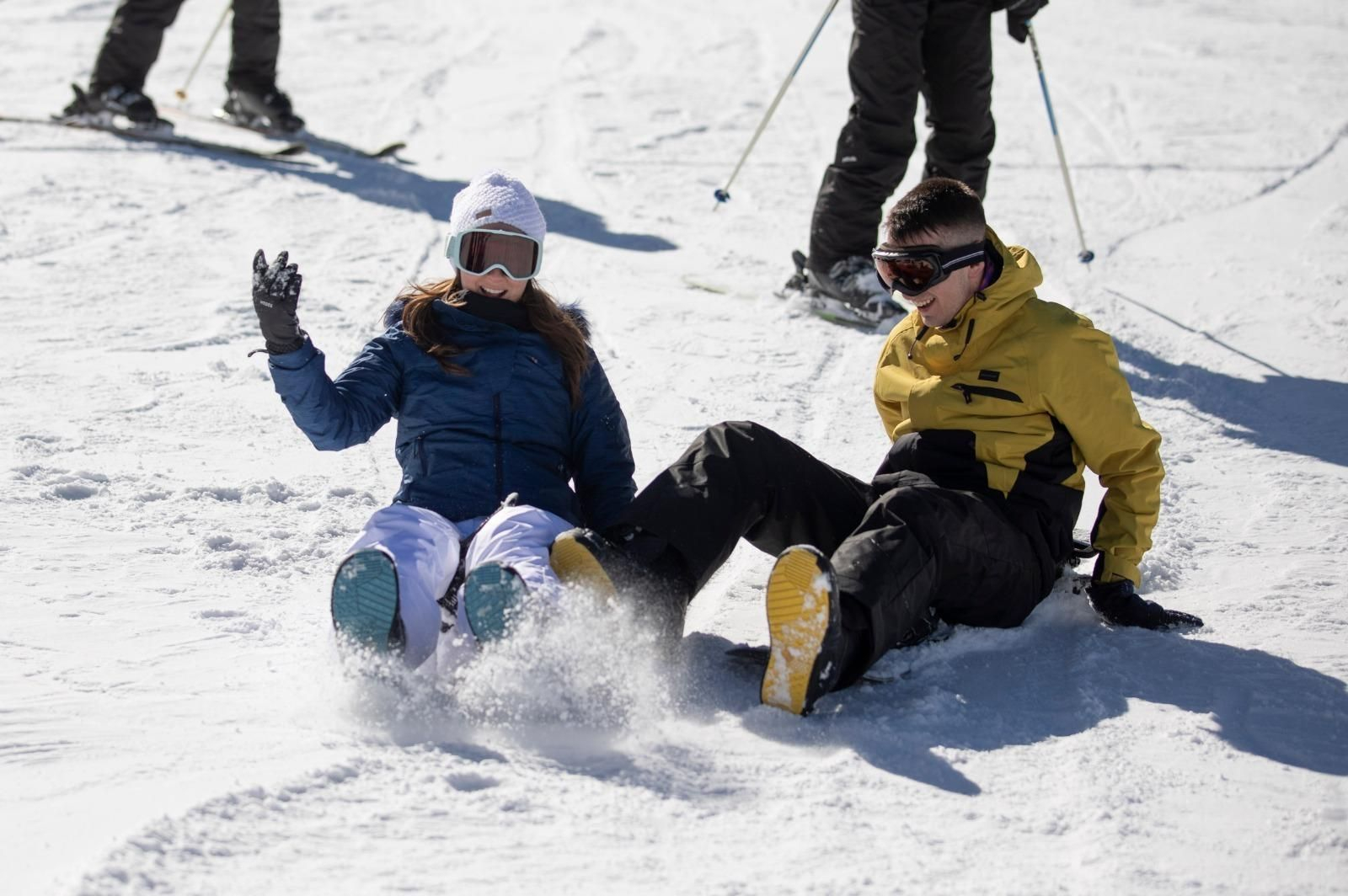 La jornada de esquí en Sierra Nevada, en imágenes