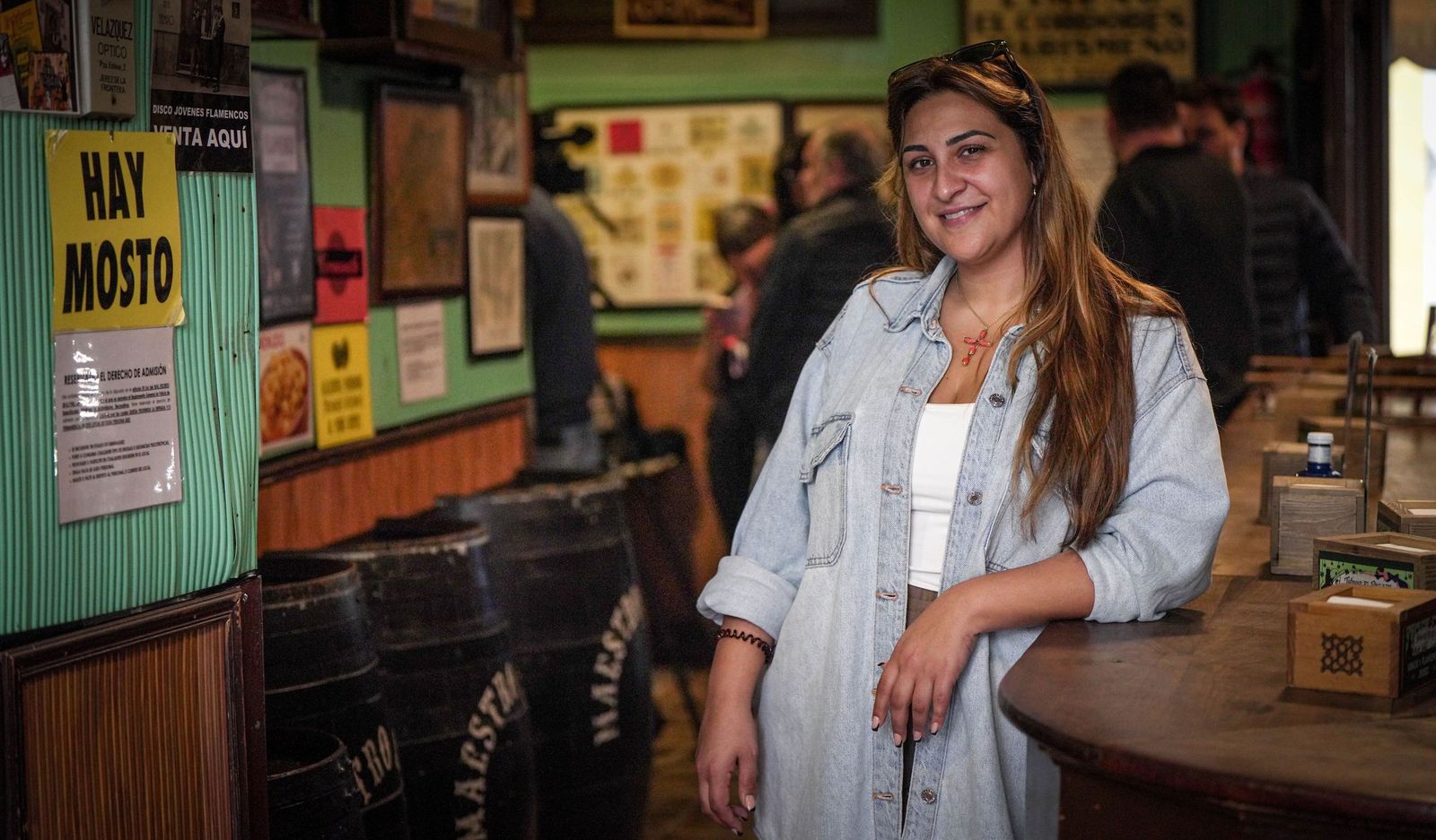 Lela Soto, en el Tabanco El Pasaje.