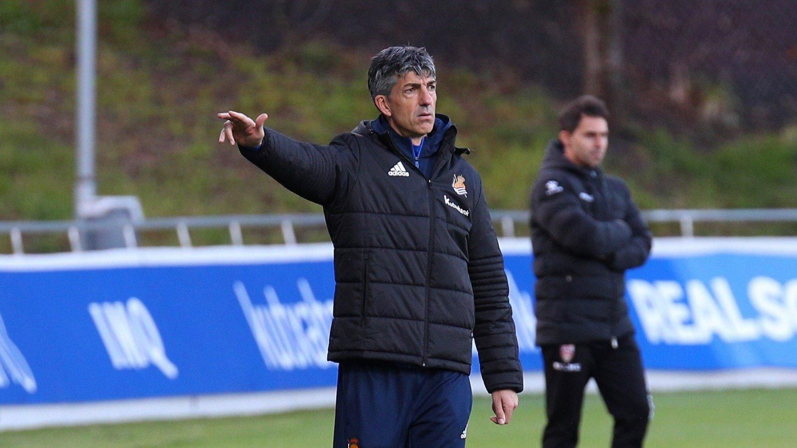 Imanol, en un entrenamiento.