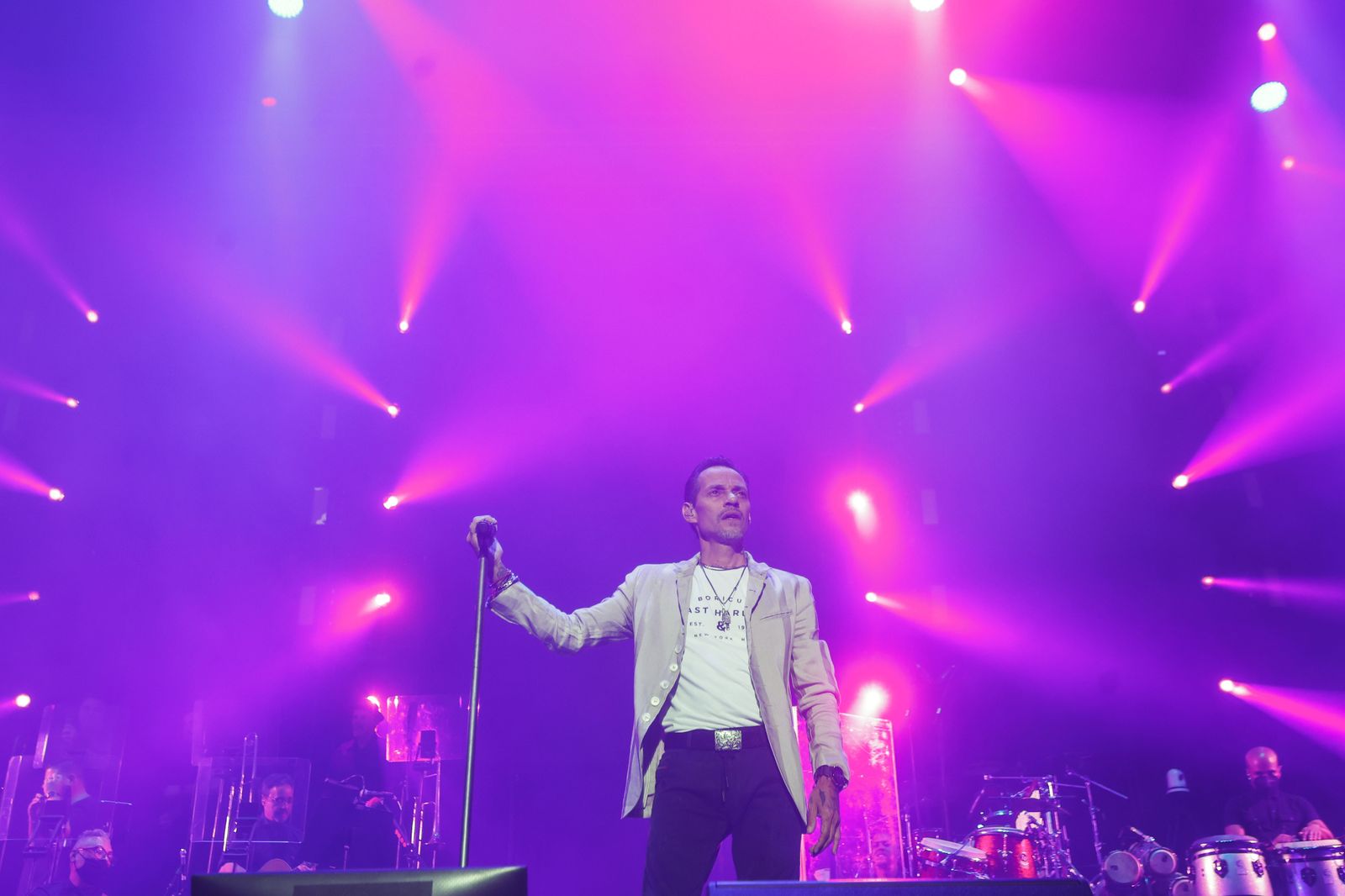 Las imágenes del concierto de Marc Anthony en Sevilla