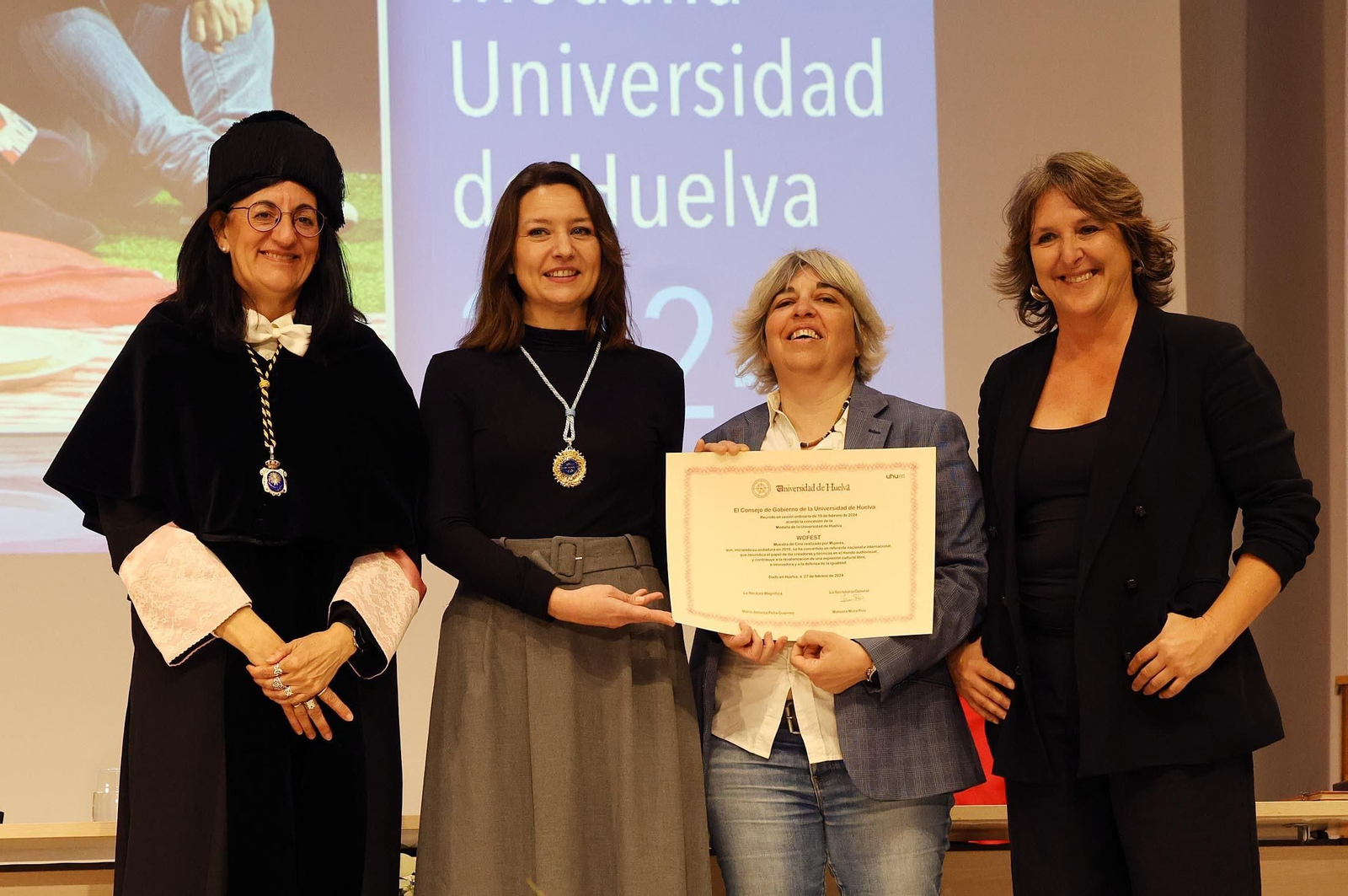 Imágenes del acto de conmemoración del Día de la Universidad de Huelva