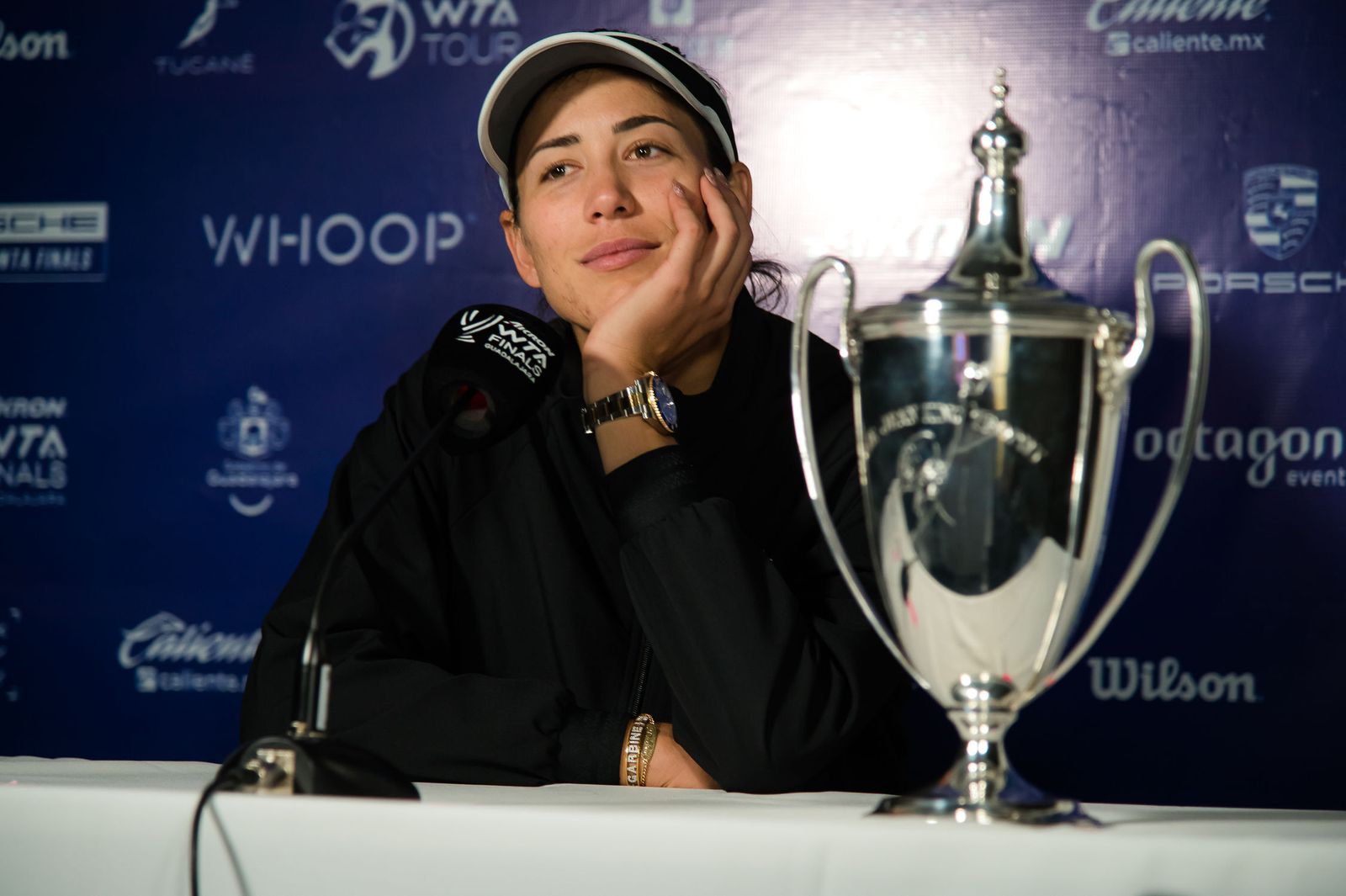 La celebración de Muguruza como 'maestra' del tenis