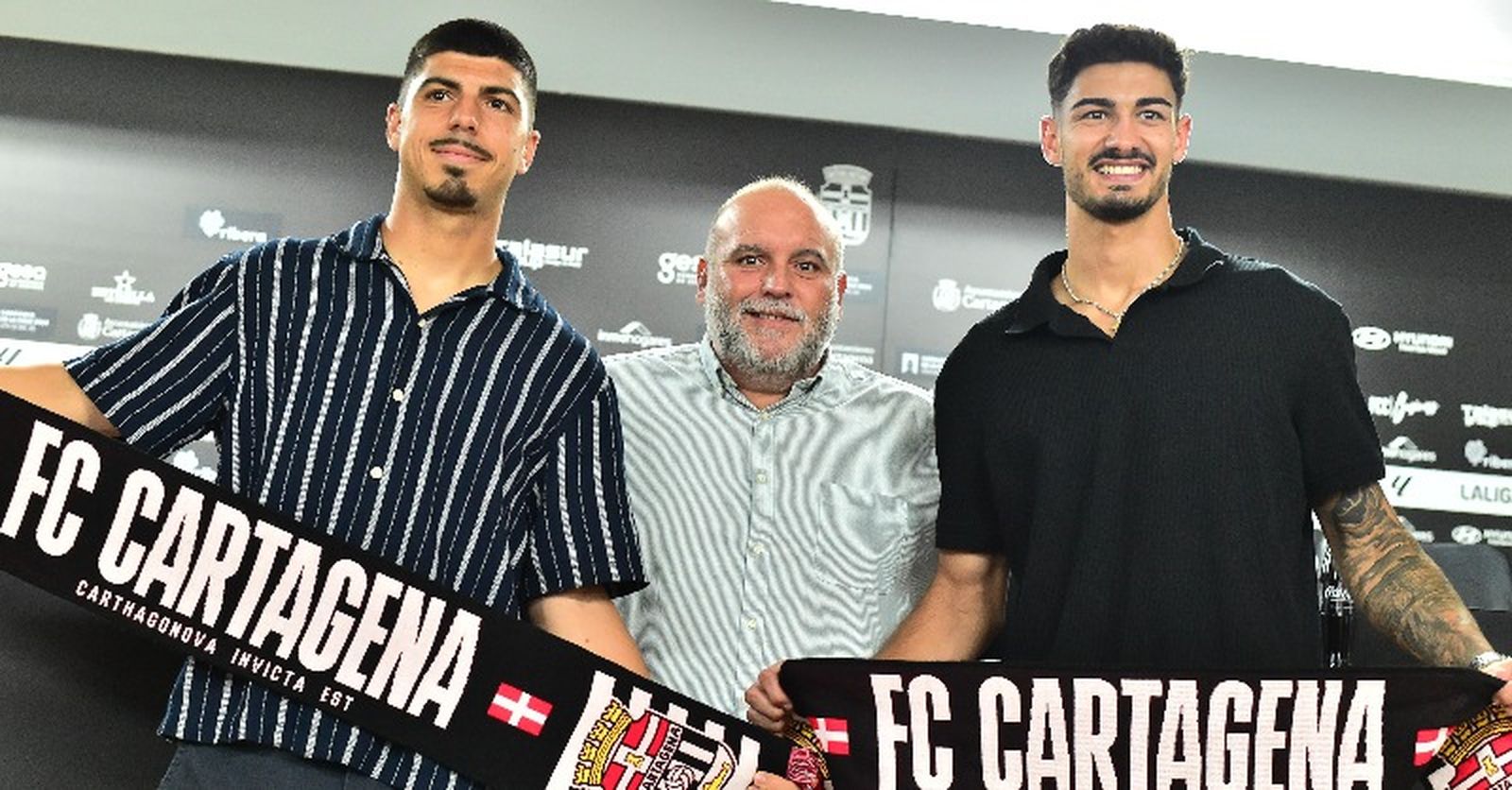 Toni Fuidias y Pablo Cuñat durante su presentación.