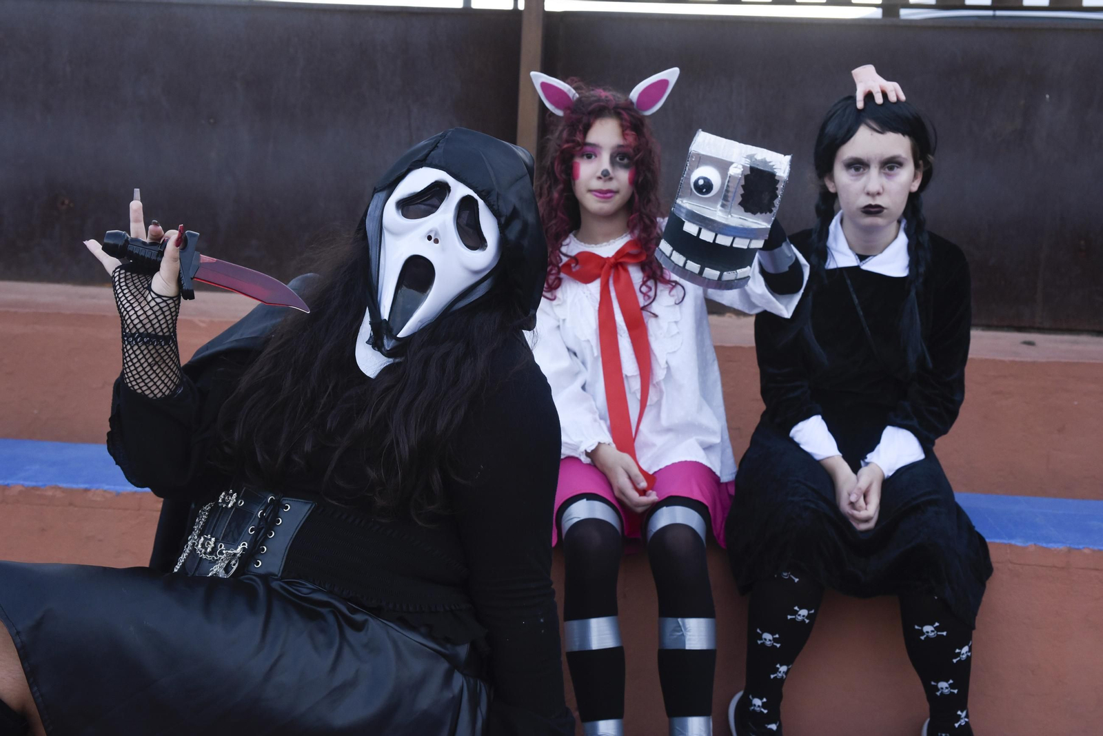 Fotos del horror freak por Halloween en La Línea