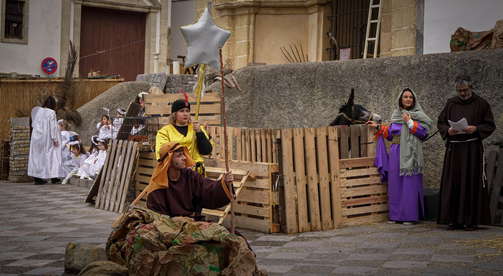 El Belén Viviente de la plaza de San Lucas de Jerez en imágenes
