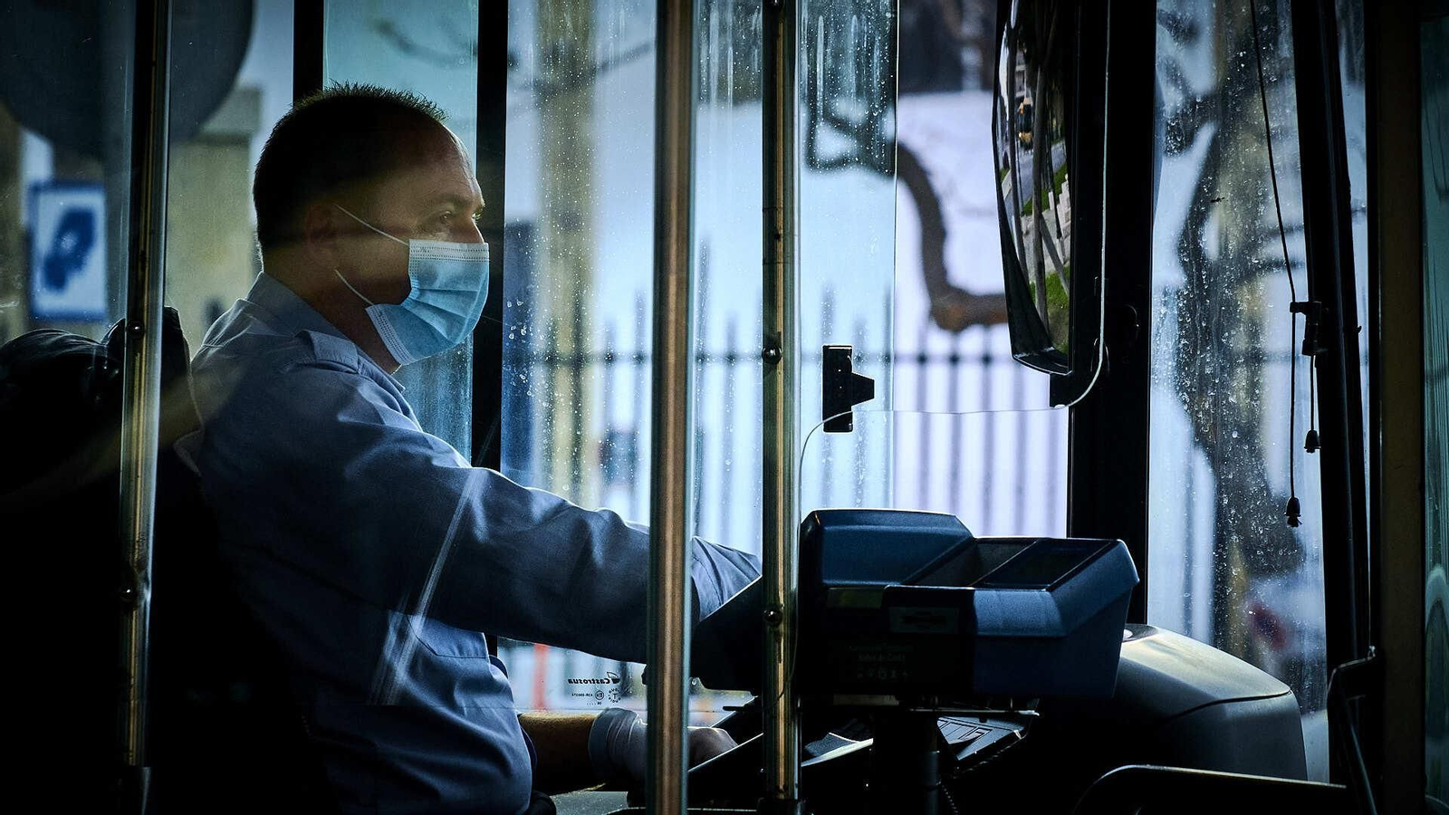 Un conductor de autobús