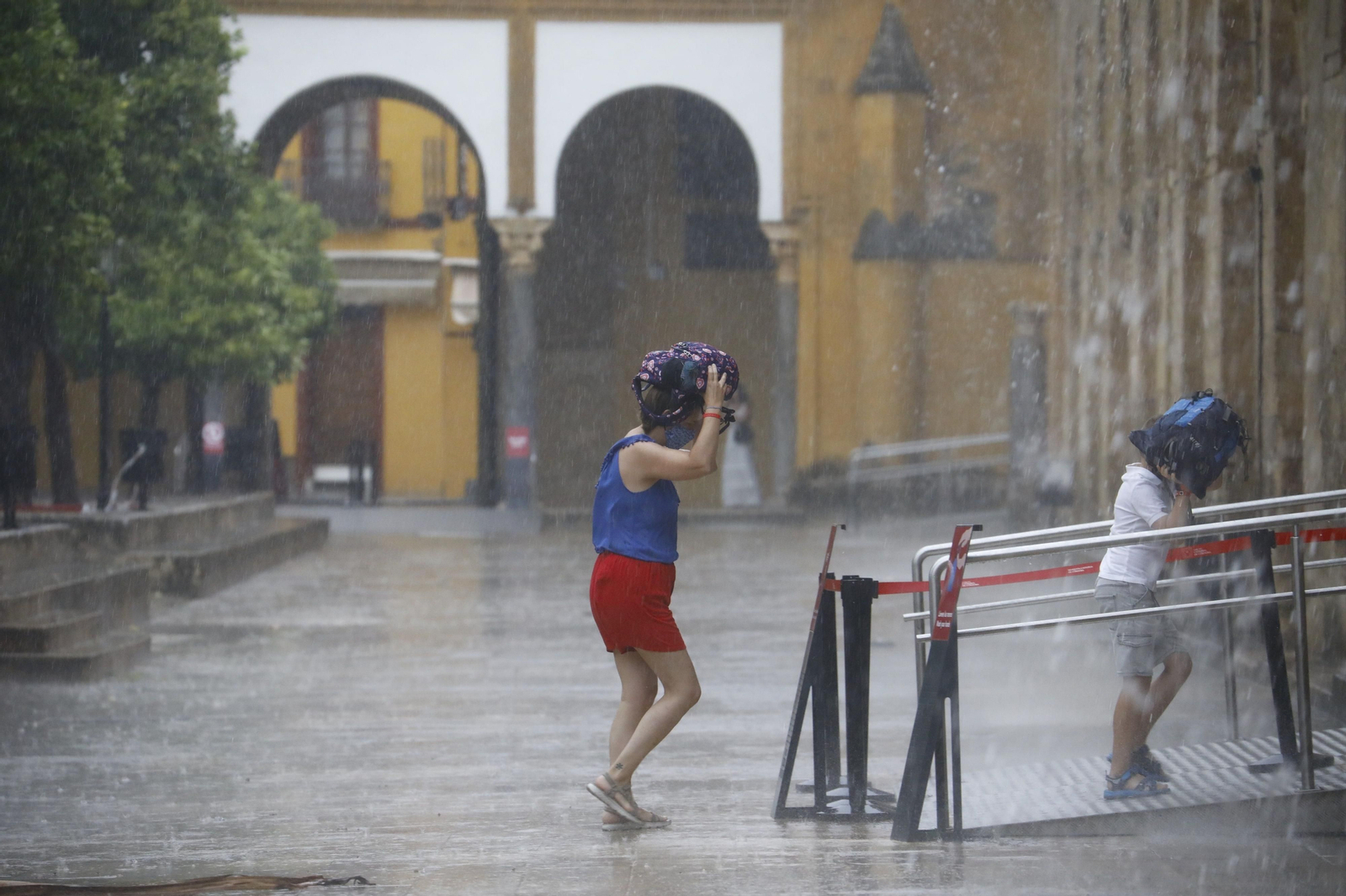 Las fotos del paso de la tormenta por Córdoba