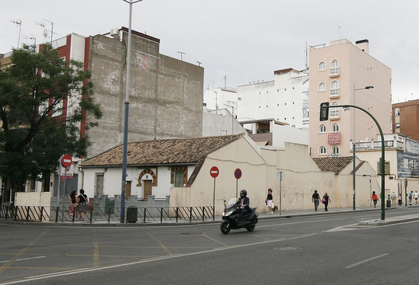 Avenida de Barcelona, donde se produjo la persecución. Avenida de Barcelona, donde se produjo la persecución.