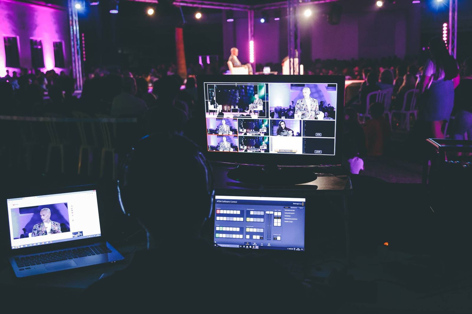 Retransmisión de uno de los eventos de La Térmica.