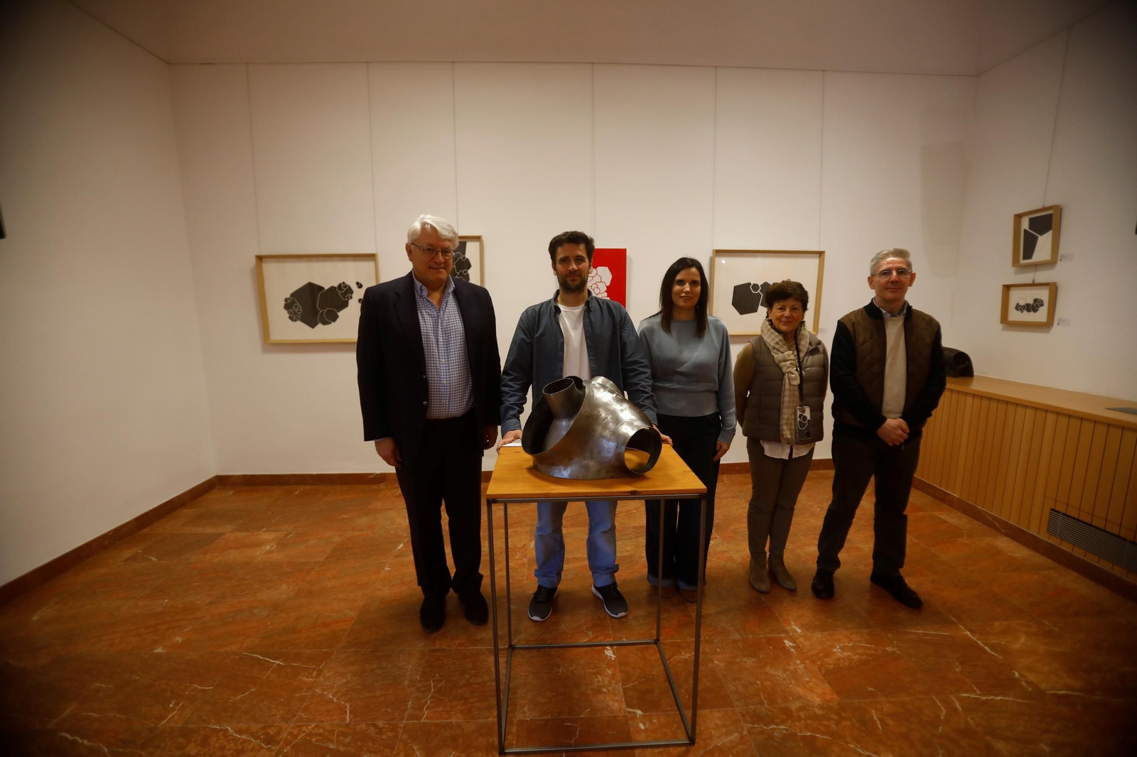 La exposición de Oskar Chillida en el Palacio de Congresos de Córdoba, en imágenes
