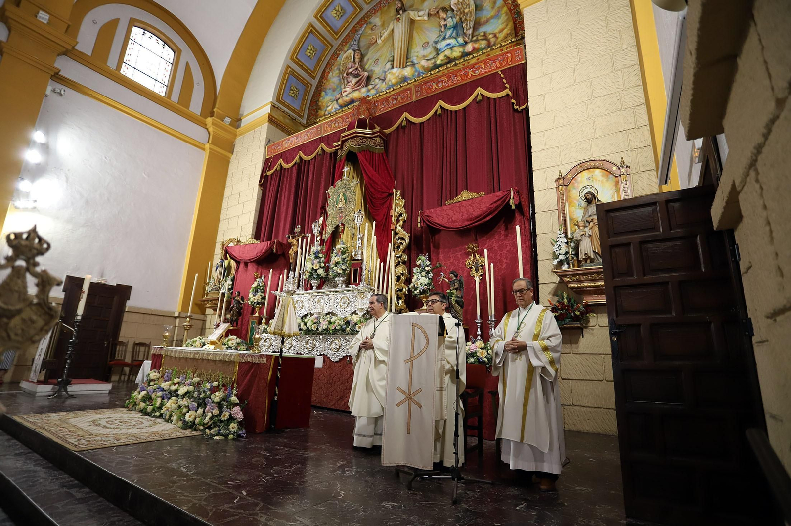 Imágenes de la función y traslado de la Hermandad del Rocío de Huelva