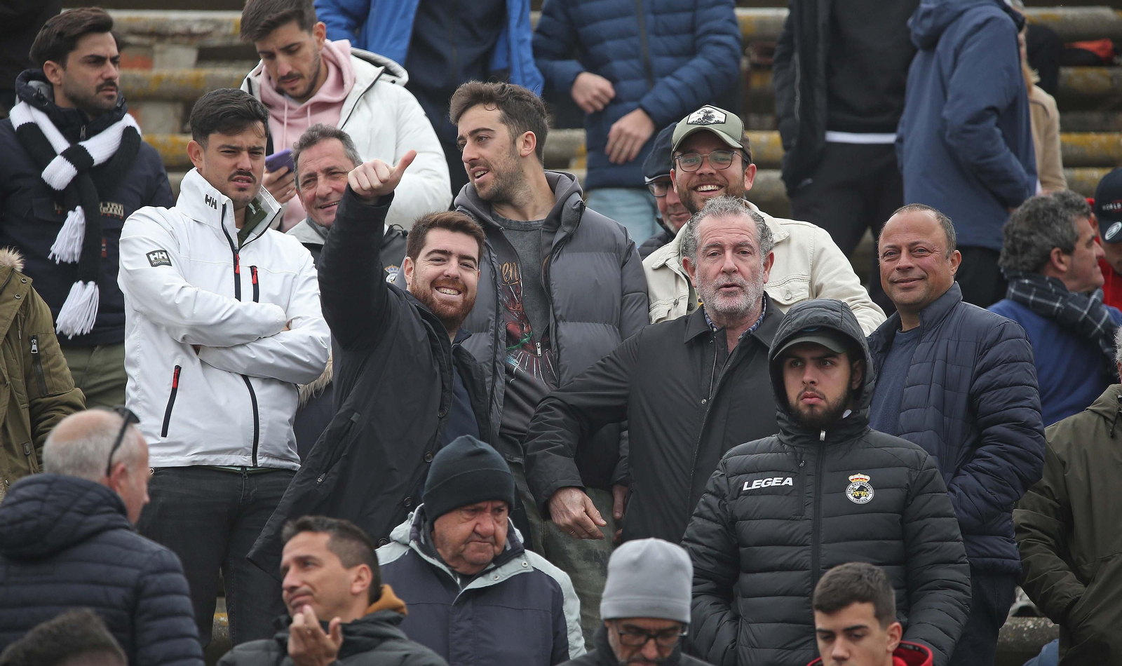 Fotos de la afición durante el Balona - San Fernando en el Municipal de La Línea
