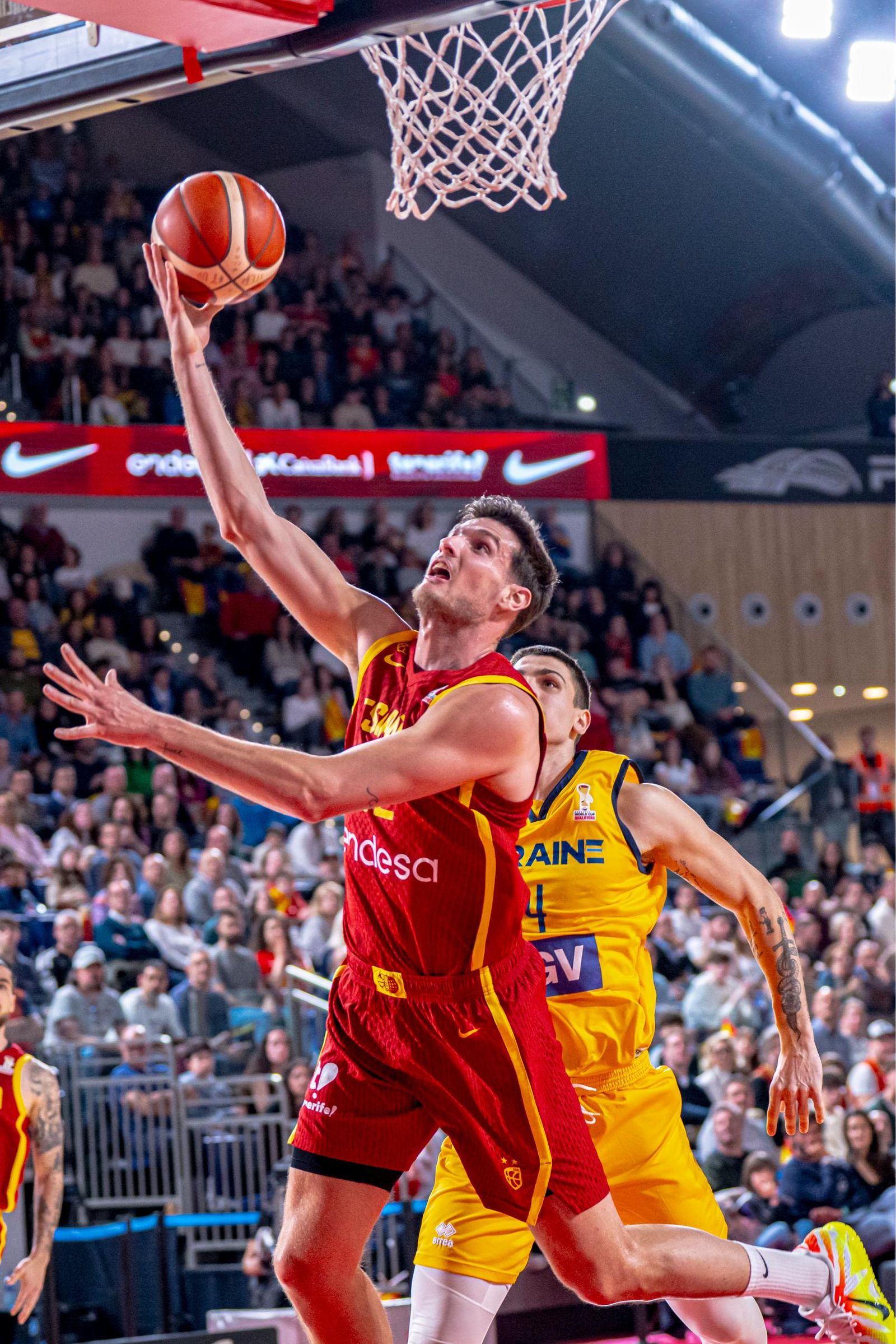 Las mejores fotos del España-Ucrania de baloncesto