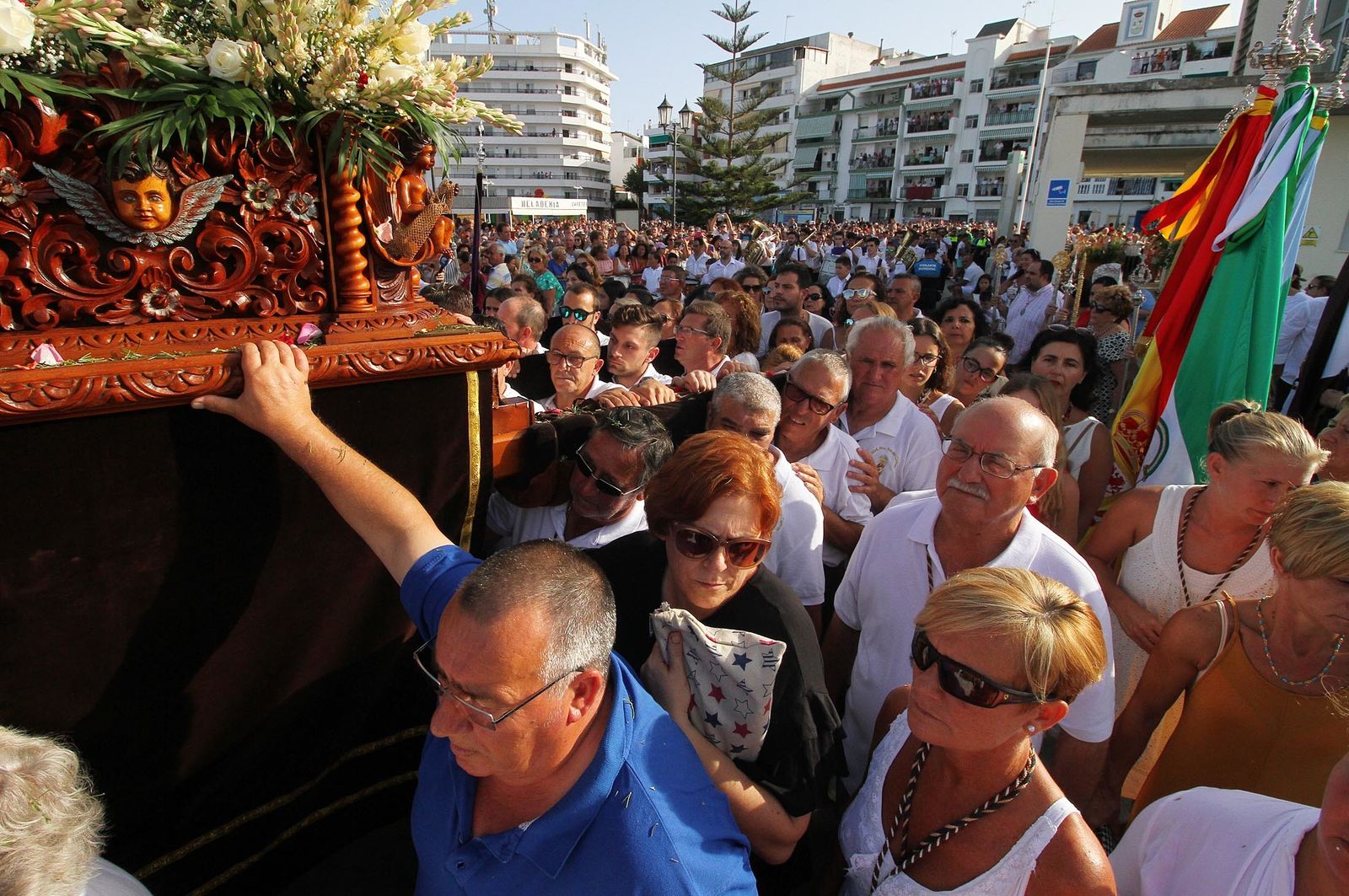Imágenes de la procesión de la Virgen del Carmen en Punta Umbría
