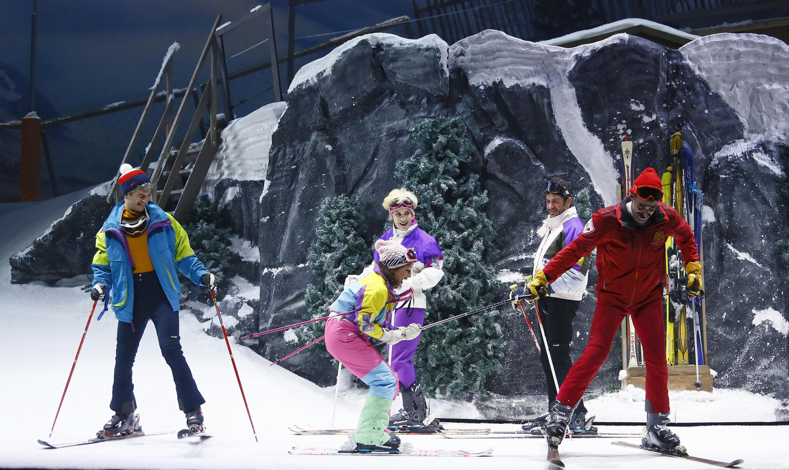 Un pase previo de 'En la pista' en el Teatro del Soho antes del estreno de este jueves.