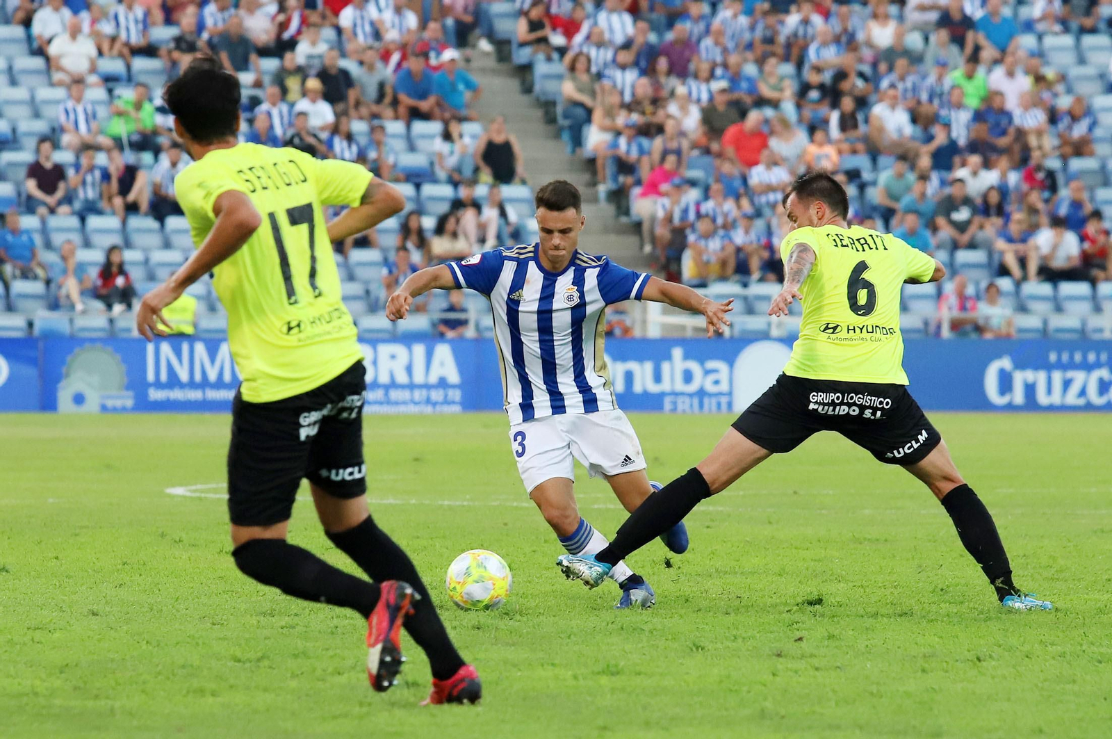 Gerard Vergé, durante un partido de la pasada temporada.