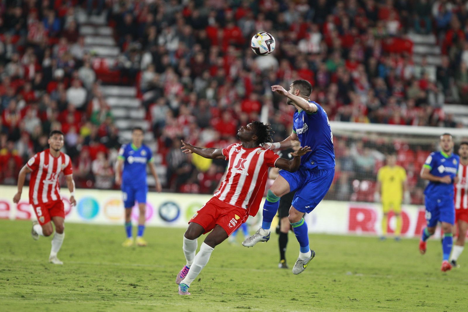 Imágenes del partido de fútbol U.D. Almería-Getafe C.F.