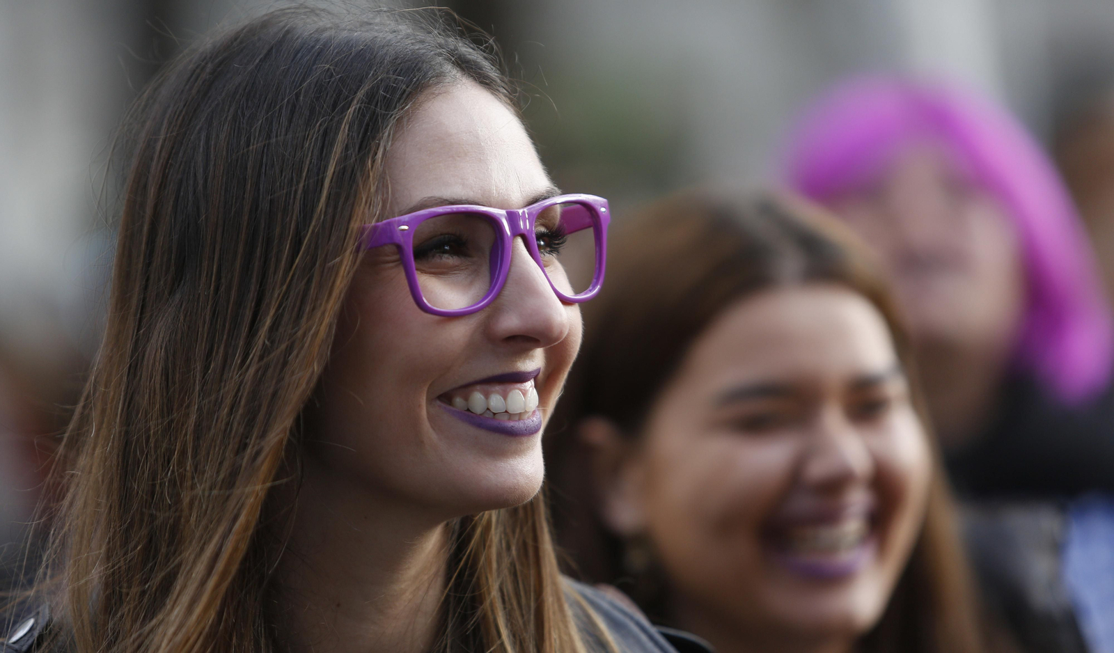 La manifestación del 8M, en imágenes.
