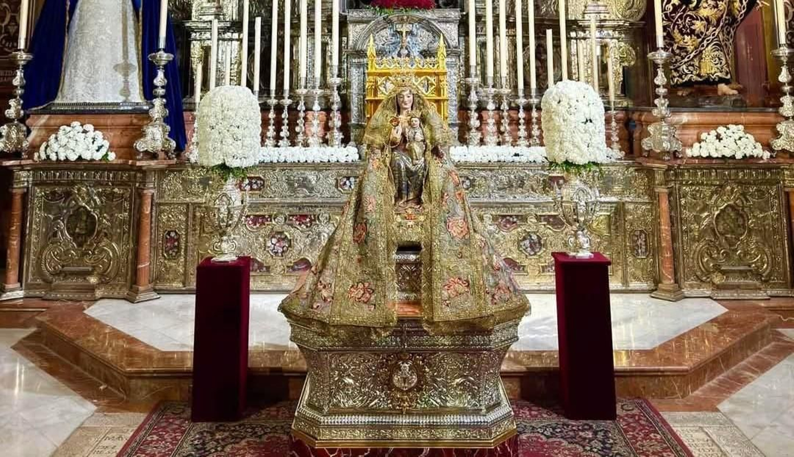 La Virgen de Valme, en la capilla sacramental del Salvador.
