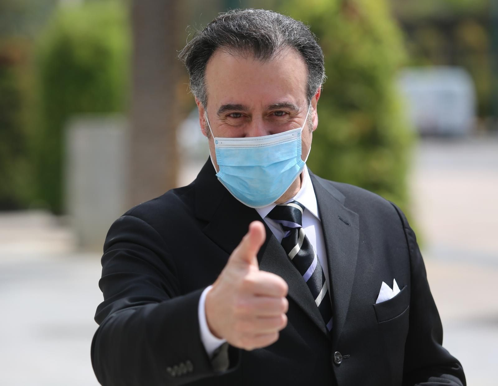 La grabación del 'Himno de la alegría' de Carlos Álvarez, en fotos