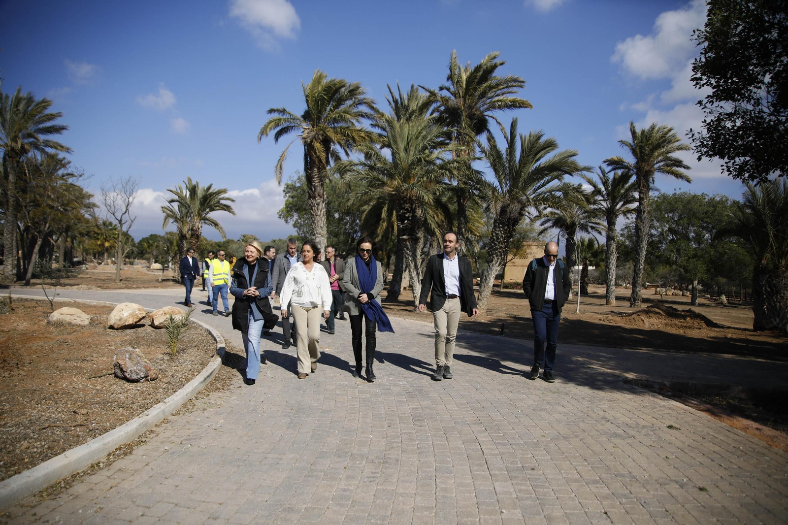 Imágenes de las obras en el parque del Boticario de Almería