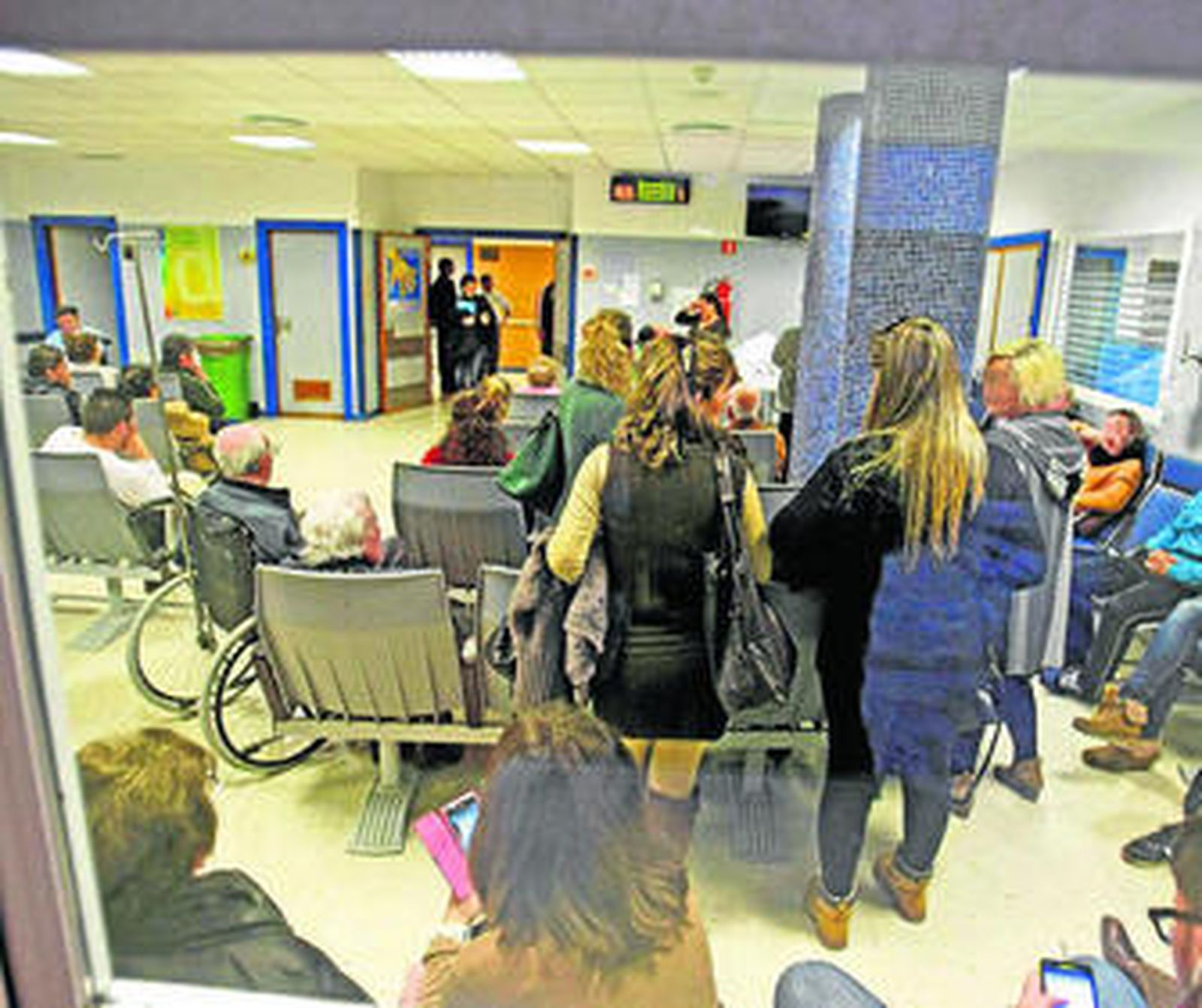 Imagen tomada en las Urgencias del Hospital de Jerez esta semana.