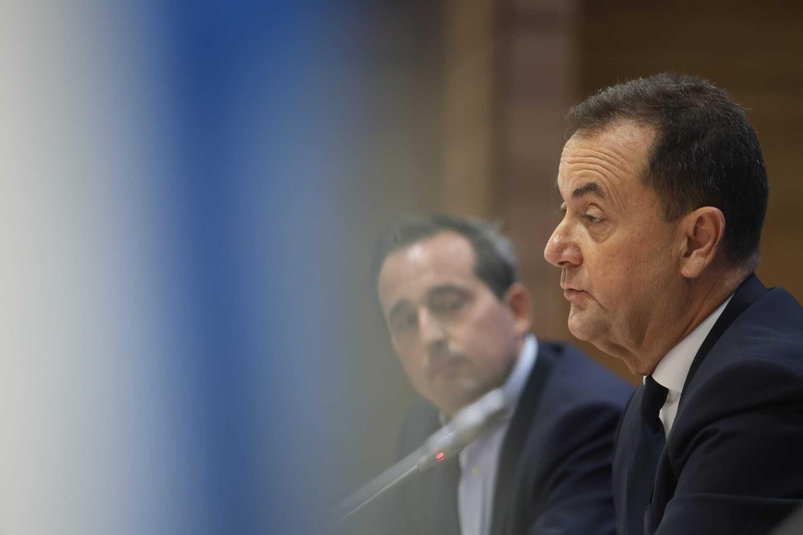 La rueda de prensa de José María Muñoz y Kike Pérez, en fotos
