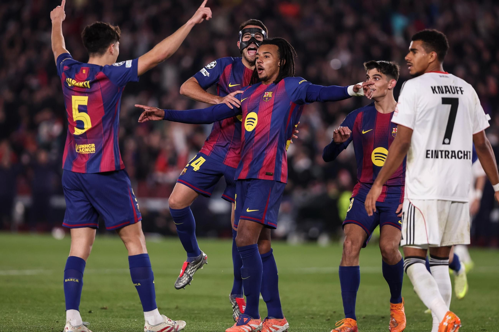 Las fotos del Barcelona-Eintracht Frankfurt