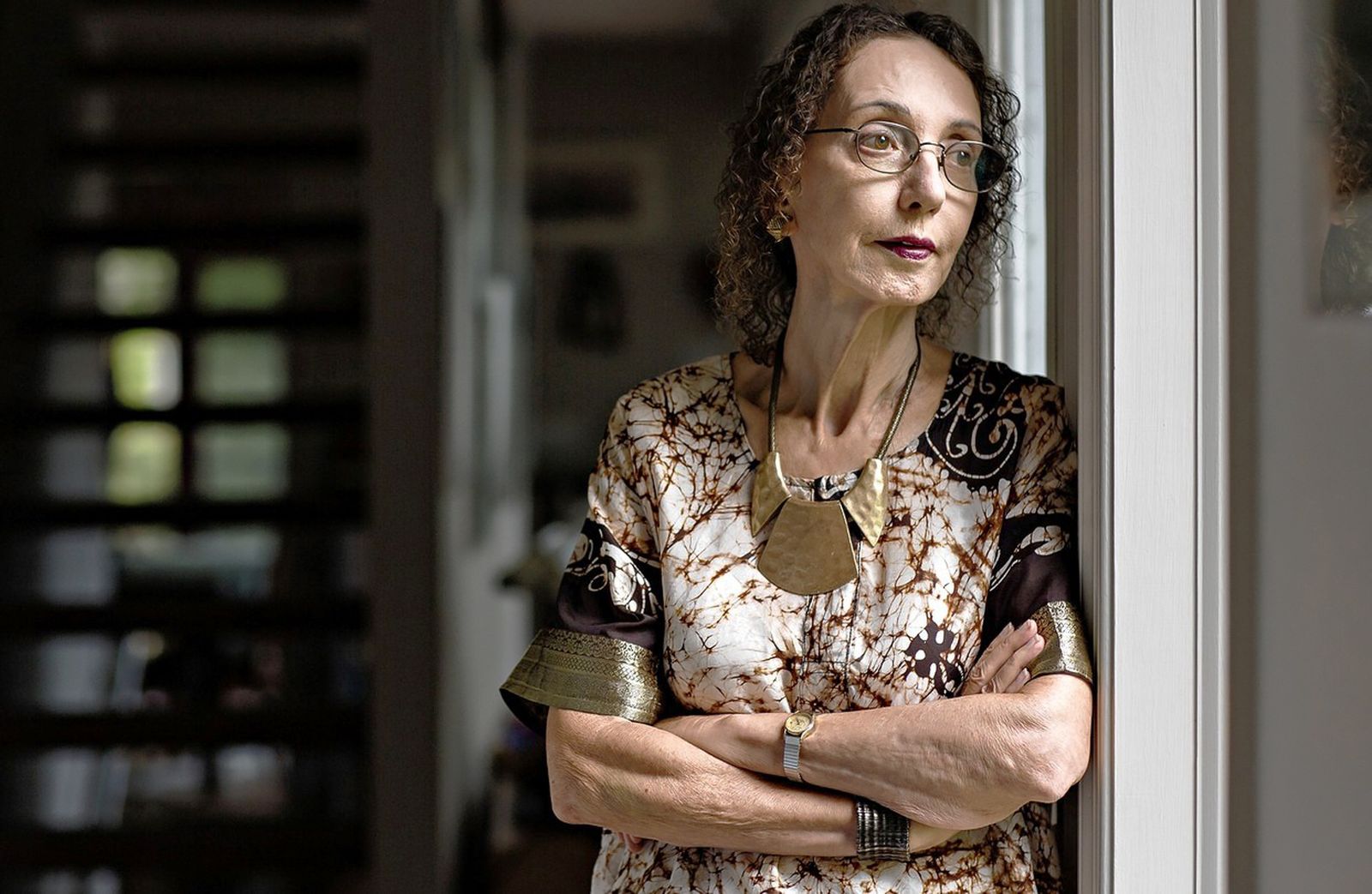 La escritora estadounidense Joyce Carol Oates (Lockport, 1938).