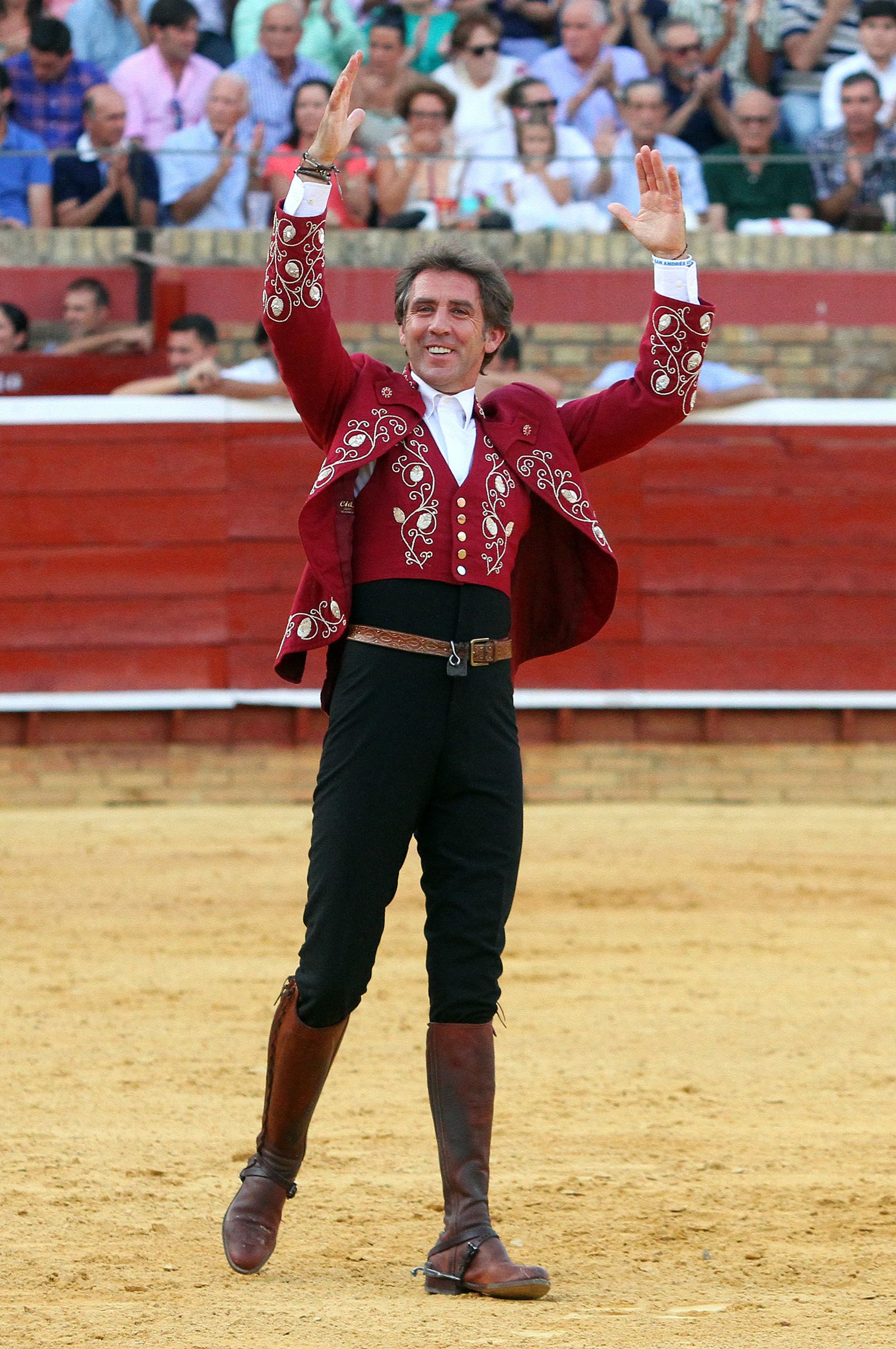 Imágenes de la corrida de rejones de Pablo Hermoso de Mendoza, Andrés Romero y Lea Vicens.