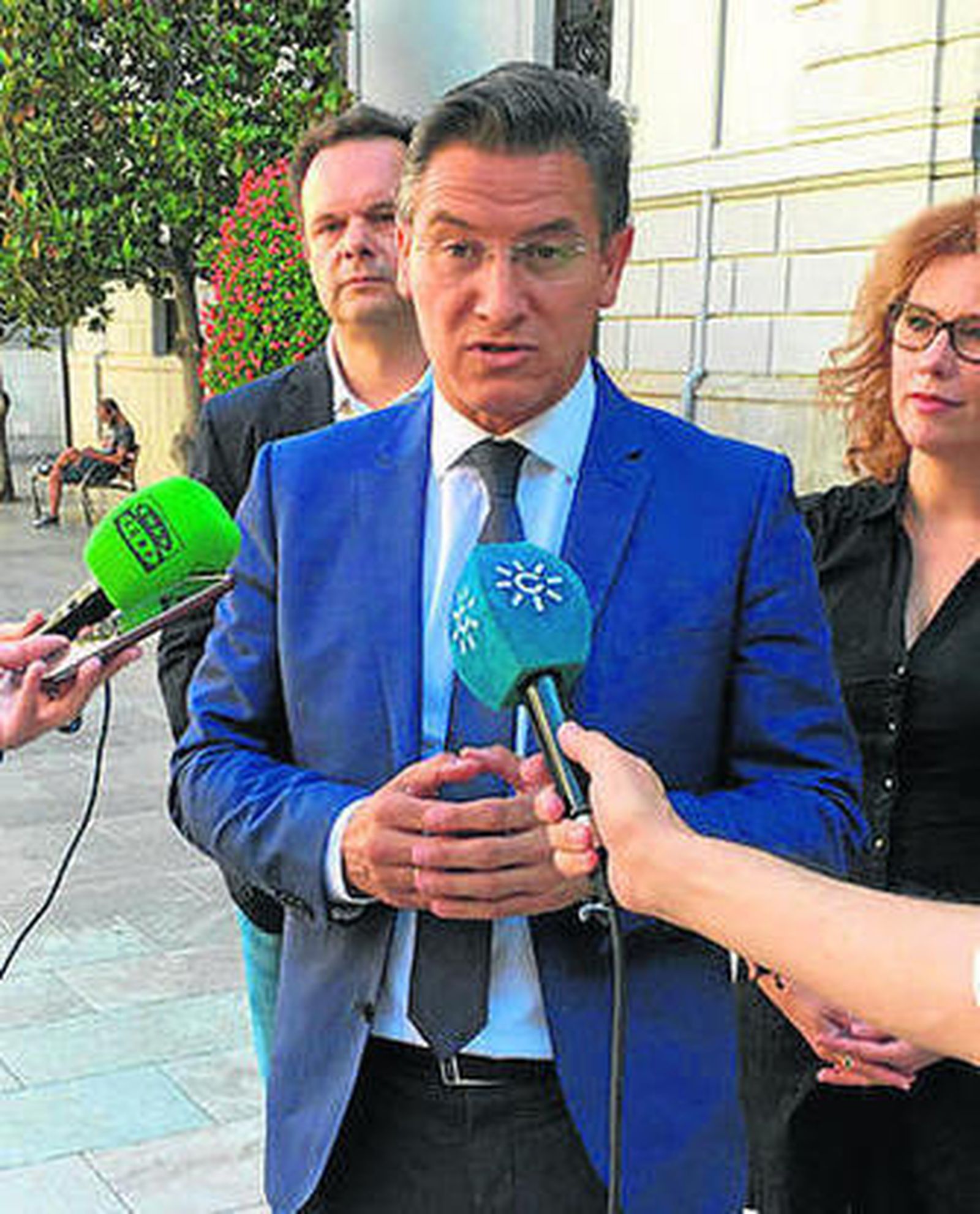 El candidato de C's Luis Salvador.