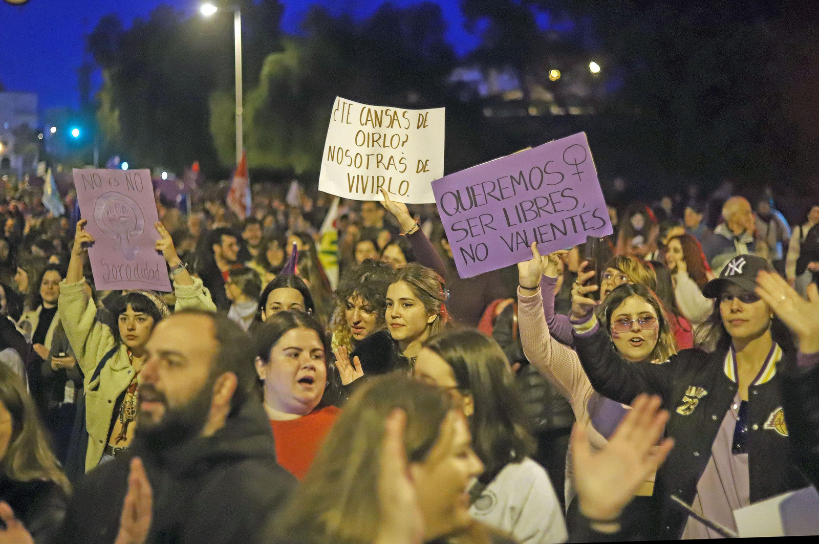 Imágenes de la manifestación del 8 de marzo, Día Internacional de la Mujer